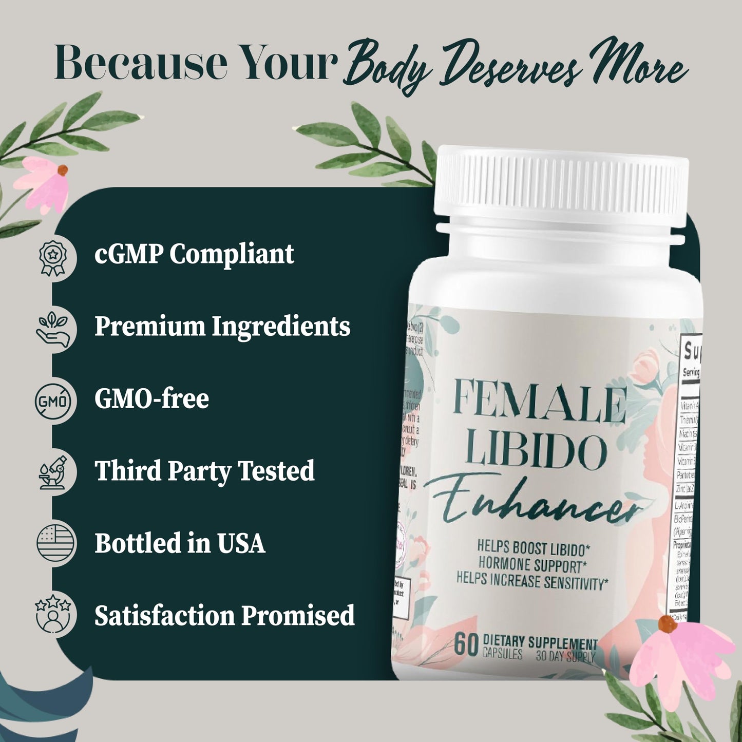 Supplement Universe Female Libido Enhancer Capsule 60 Capsules