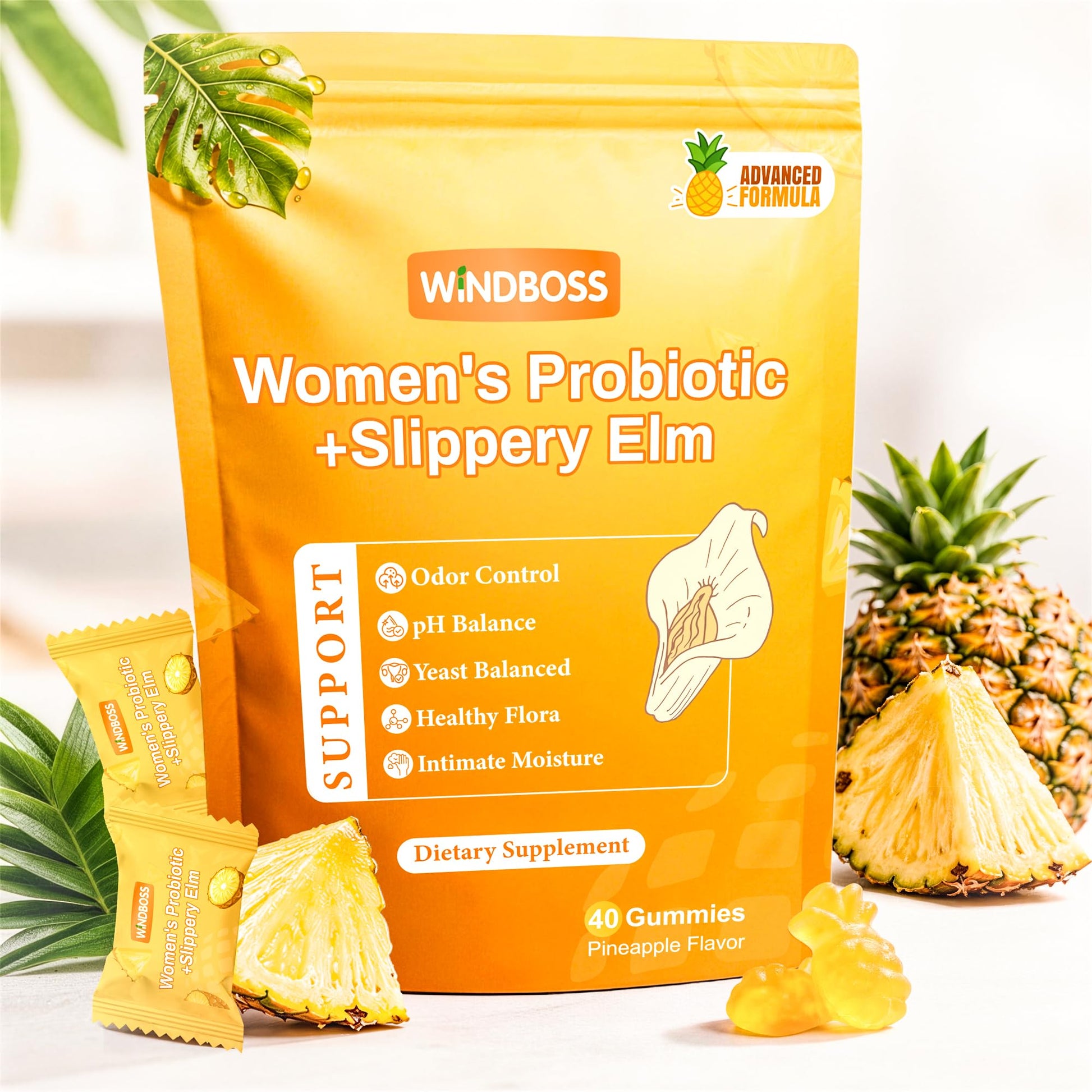 Windboss Her Juicy Womens Probiotic Gummies 40 Gummies
