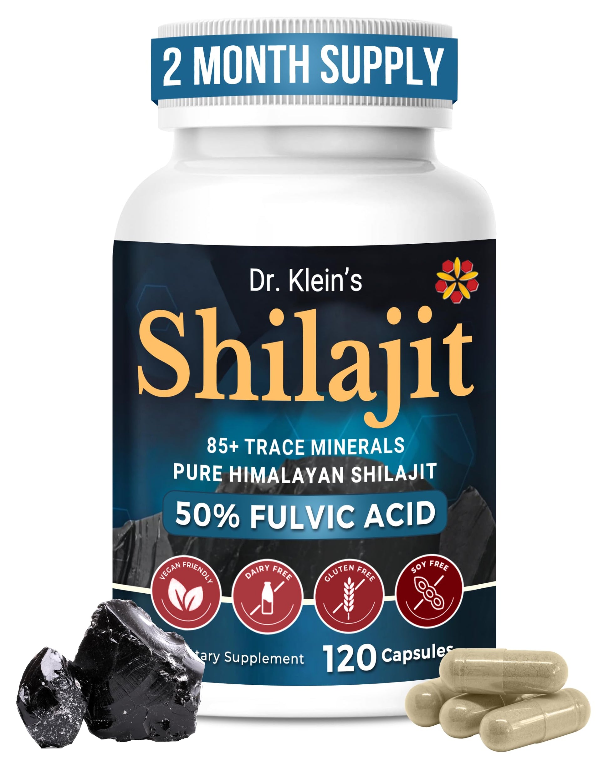 Rhoziva Shilajit Capsules 120 Count