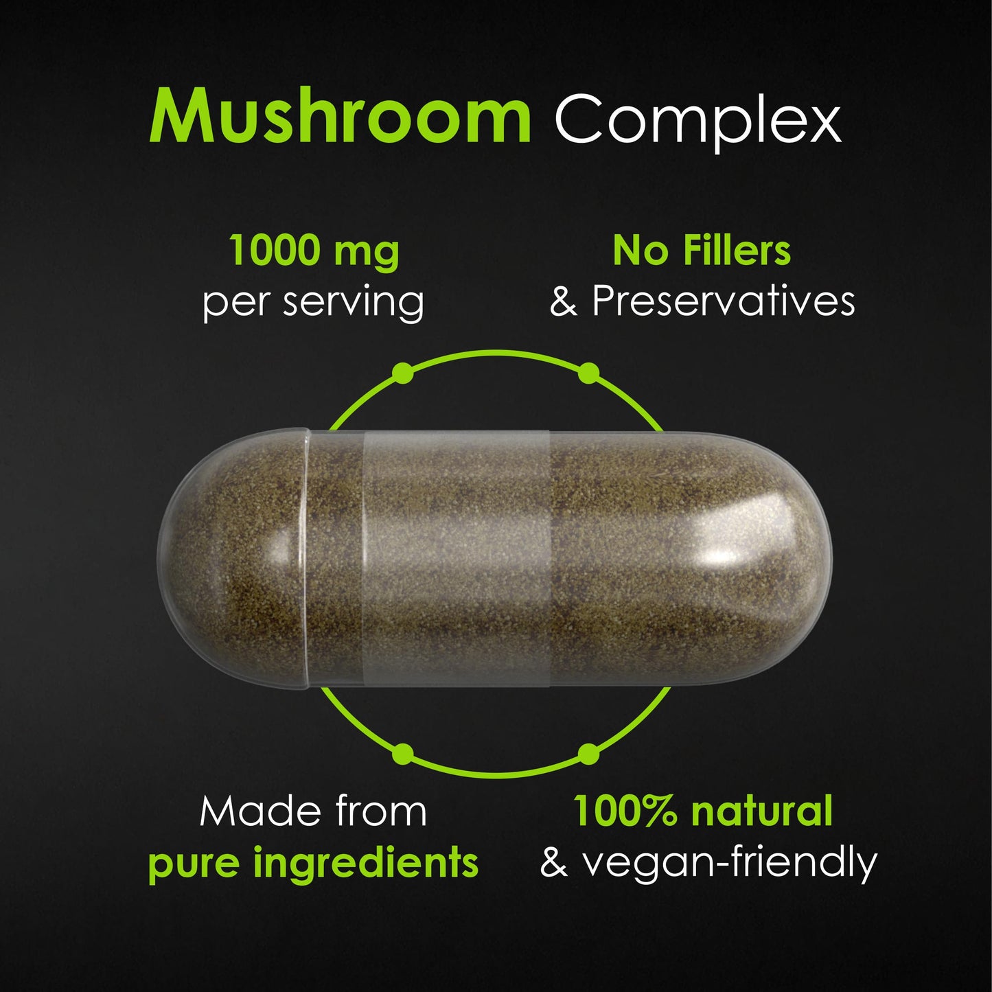 FitoHerbs Mushroom Complex Capsules 90 Count