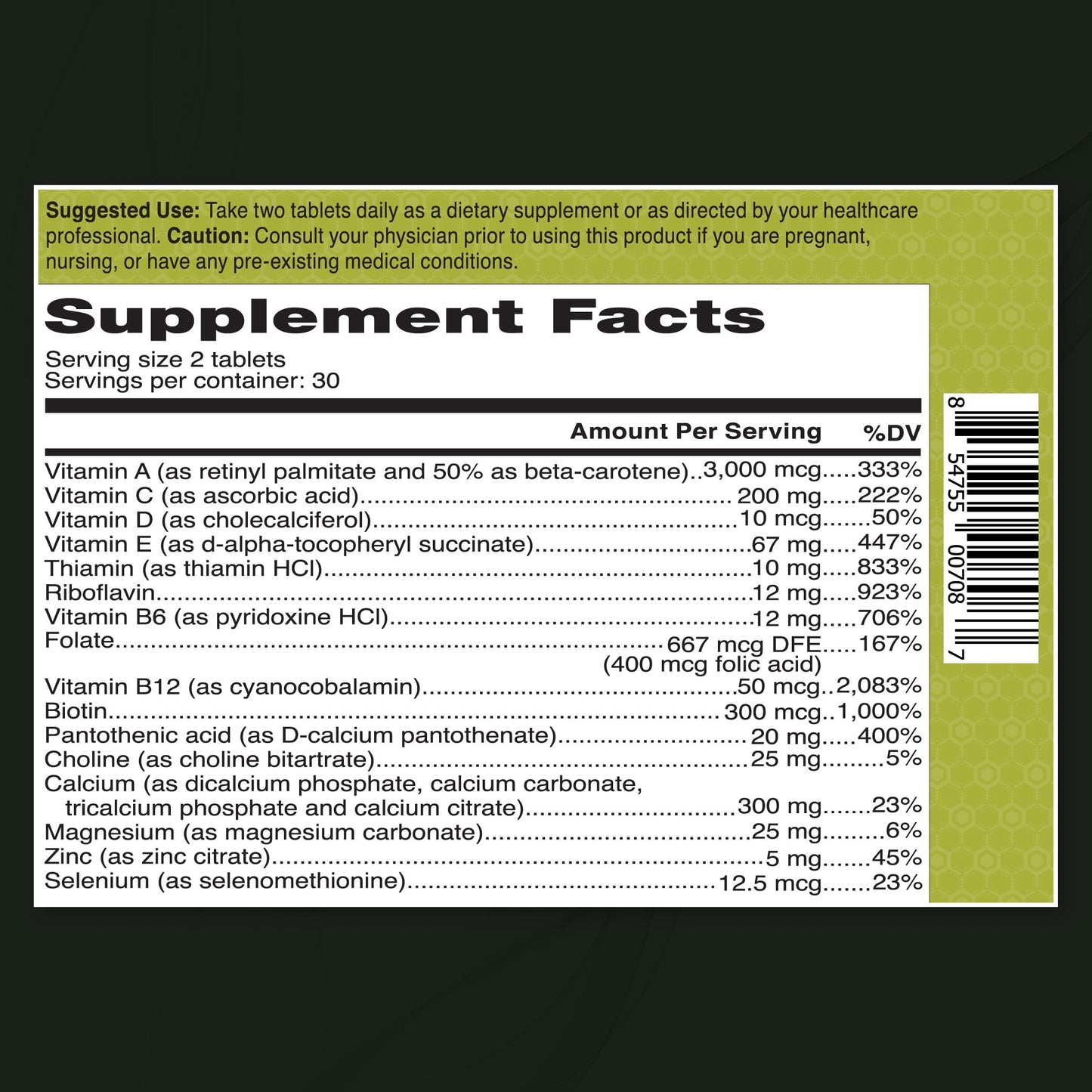 Rawleigh All-in-One Daily Nutrition Complex Caplets 60 Count