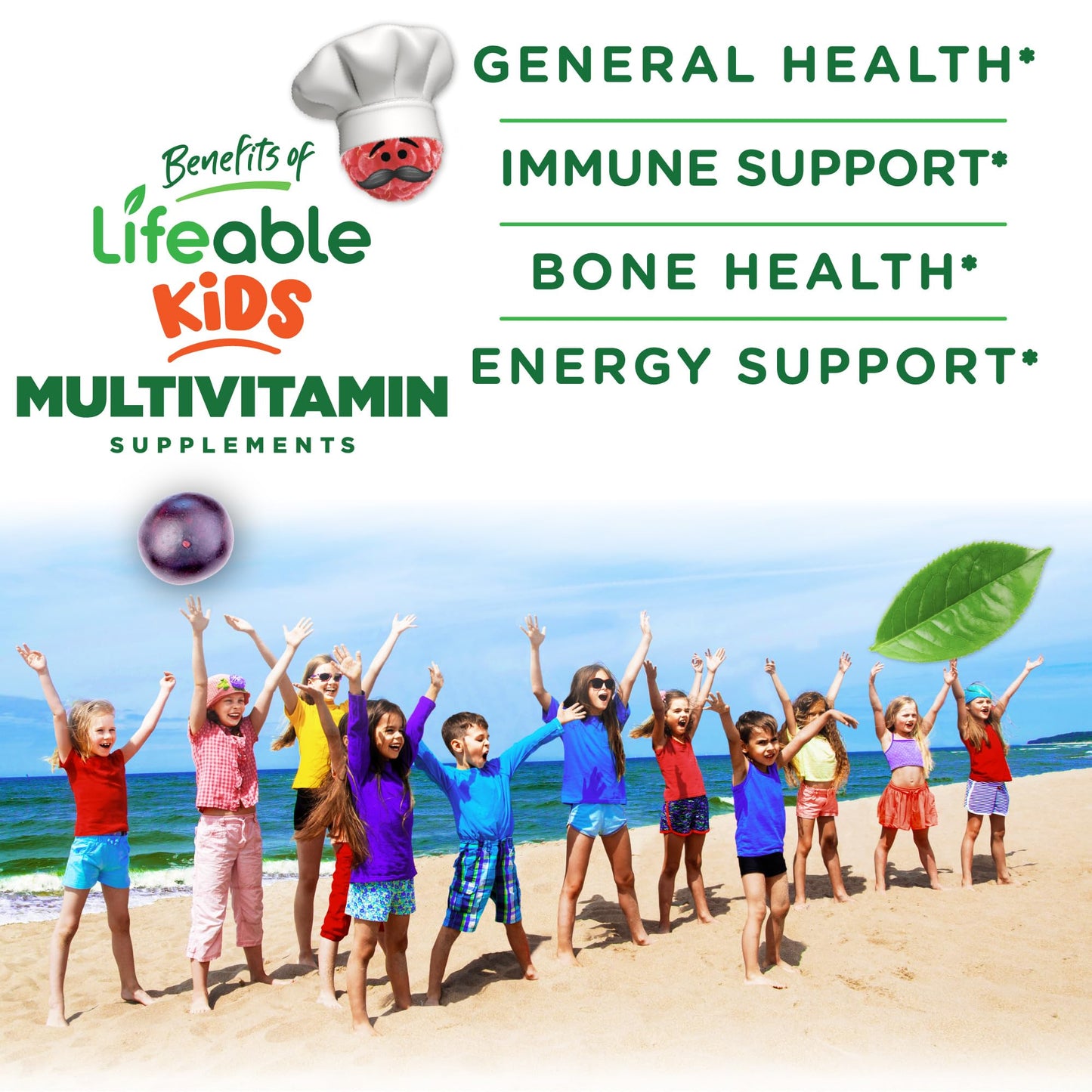 Lifeable Kids Multivitamin Gummies 90 Gummies