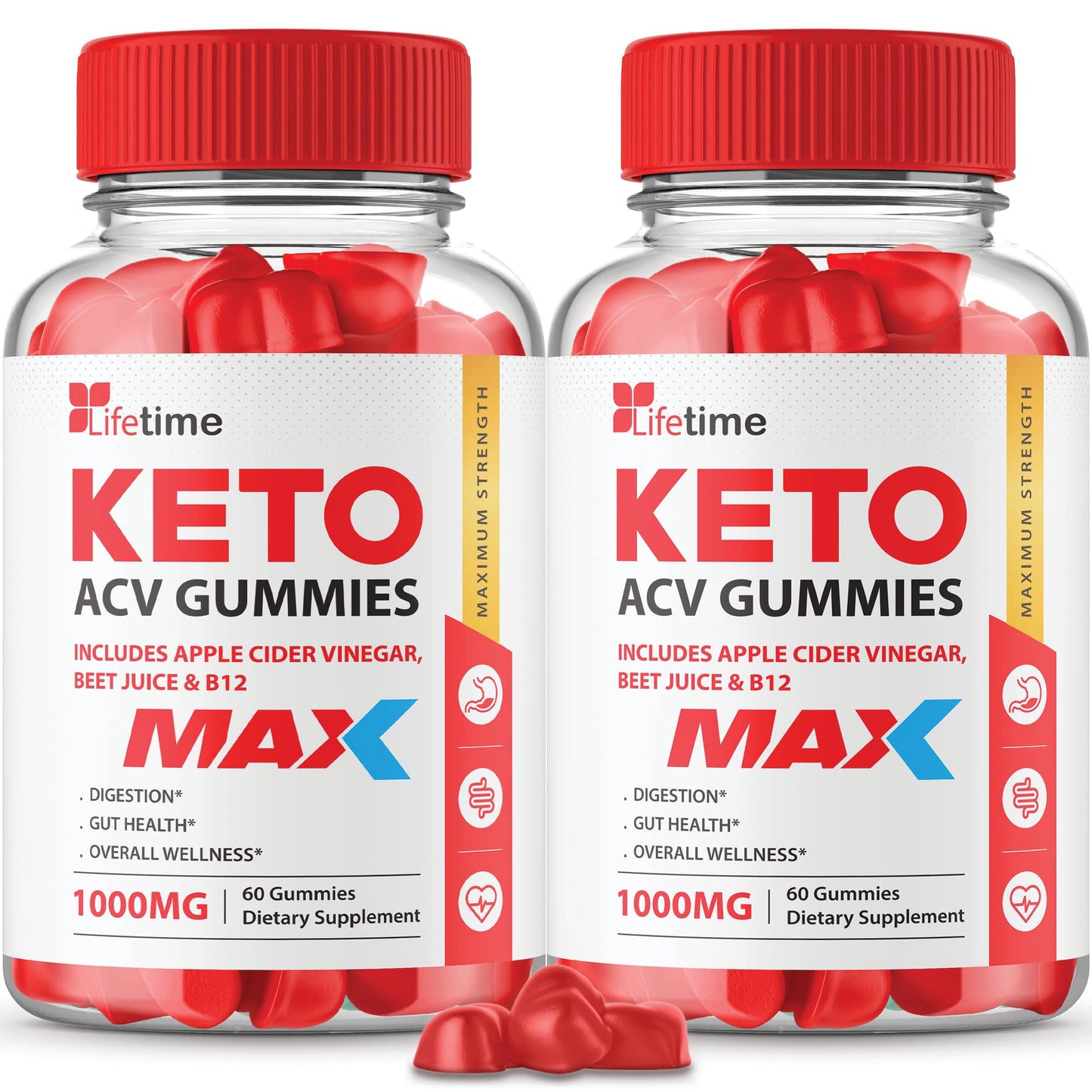 IDEAL PERFORMANCE Lifetime Keto Max Gummies, 120 Gummies
