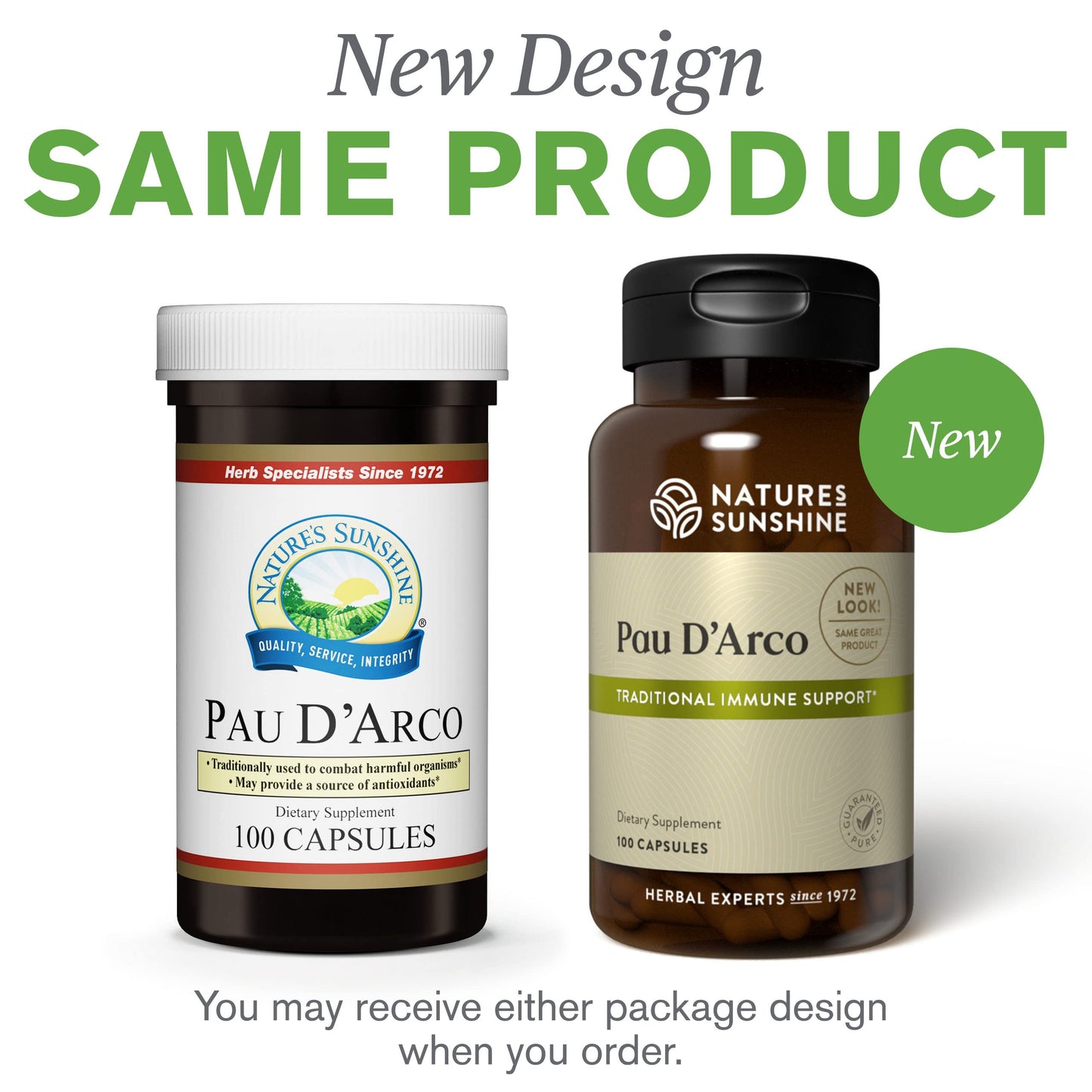 Nature's Sunshine Pau D'Arco Capsule 100 Count