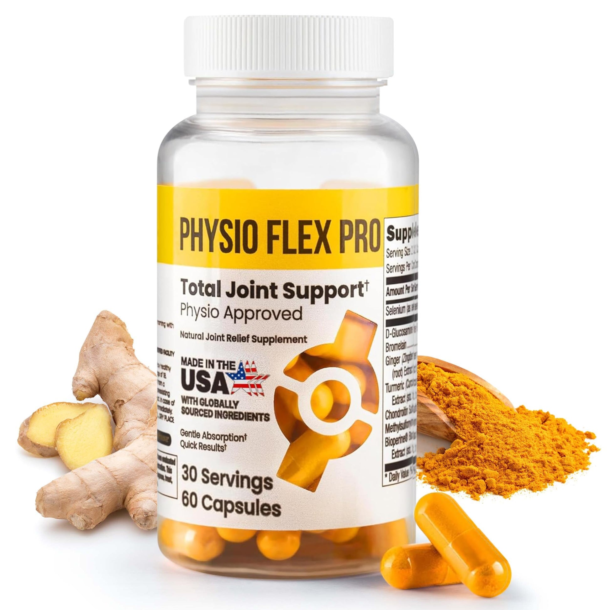 Physio Flex Pro Total Joint Support Supplement Capsule 60 Count