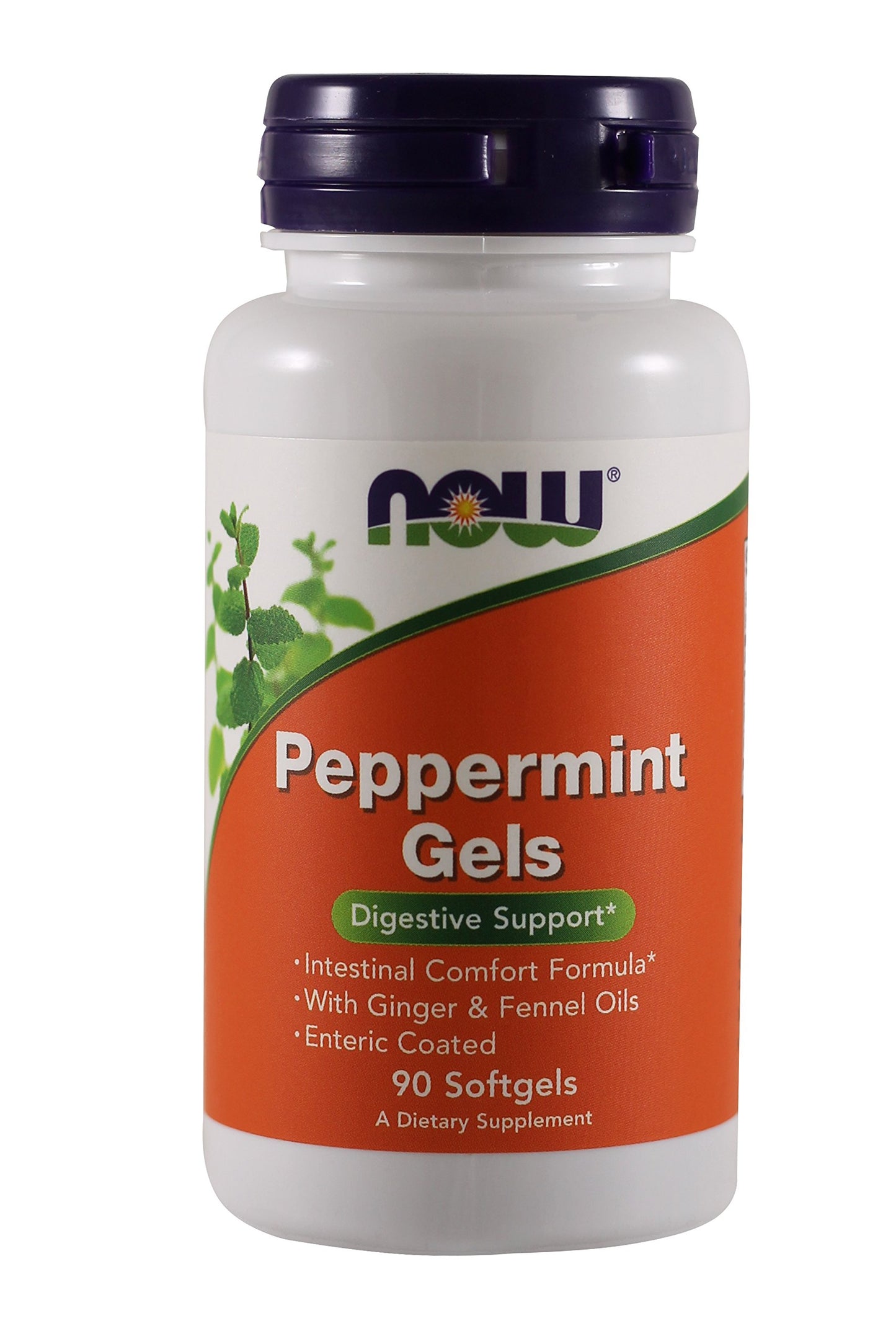 NOW Foods Peppermint Gels Softgels, 270 Softgels