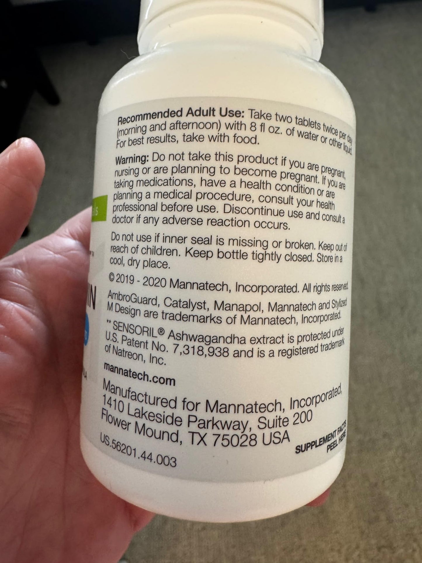 Mannatech Catalyst Multivitamin Tablet, 120 Count