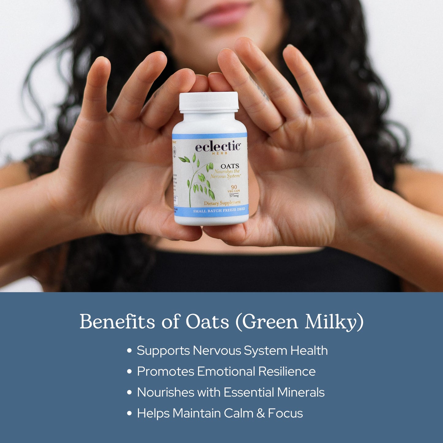 ECLECTIC INSTITUTE Milky Oats Avena Sativa Capsules 90 Capsules