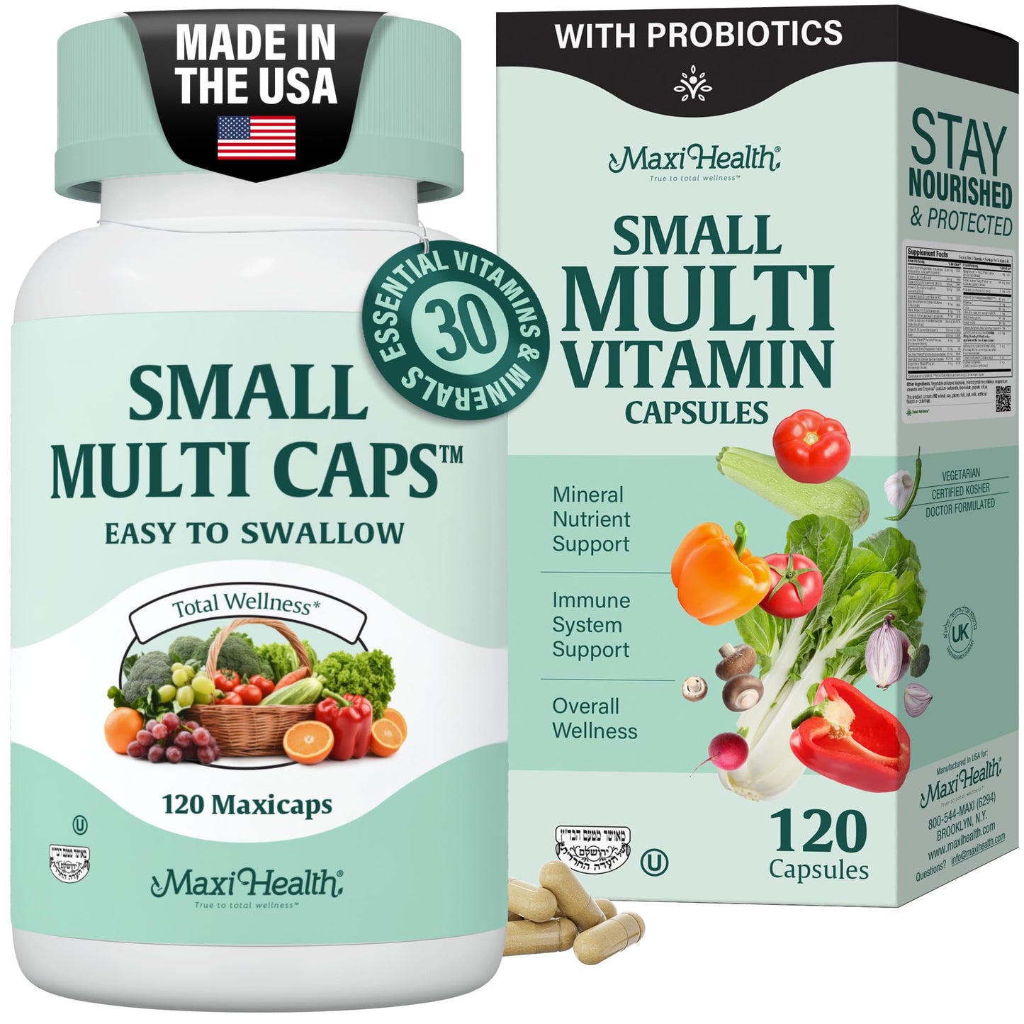Maxi Health Multivitamin Capsules, 120 Count