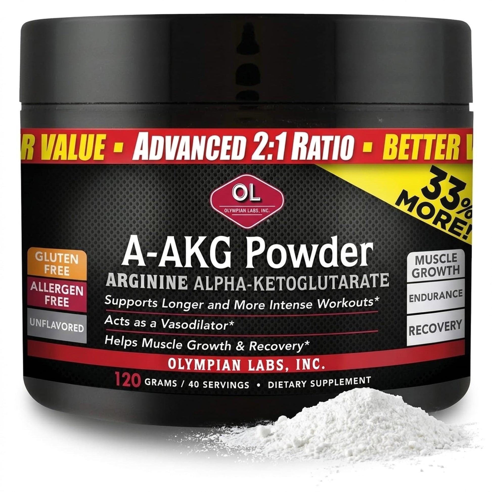 Olympian Labs PSN A-AKG Powder 4.2 Ounce