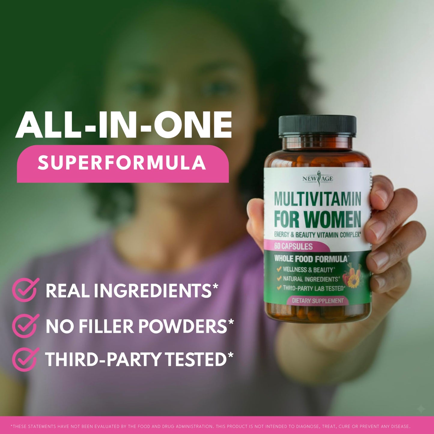 NEW AGE Multivitamin for Women Capsule 120 Count
