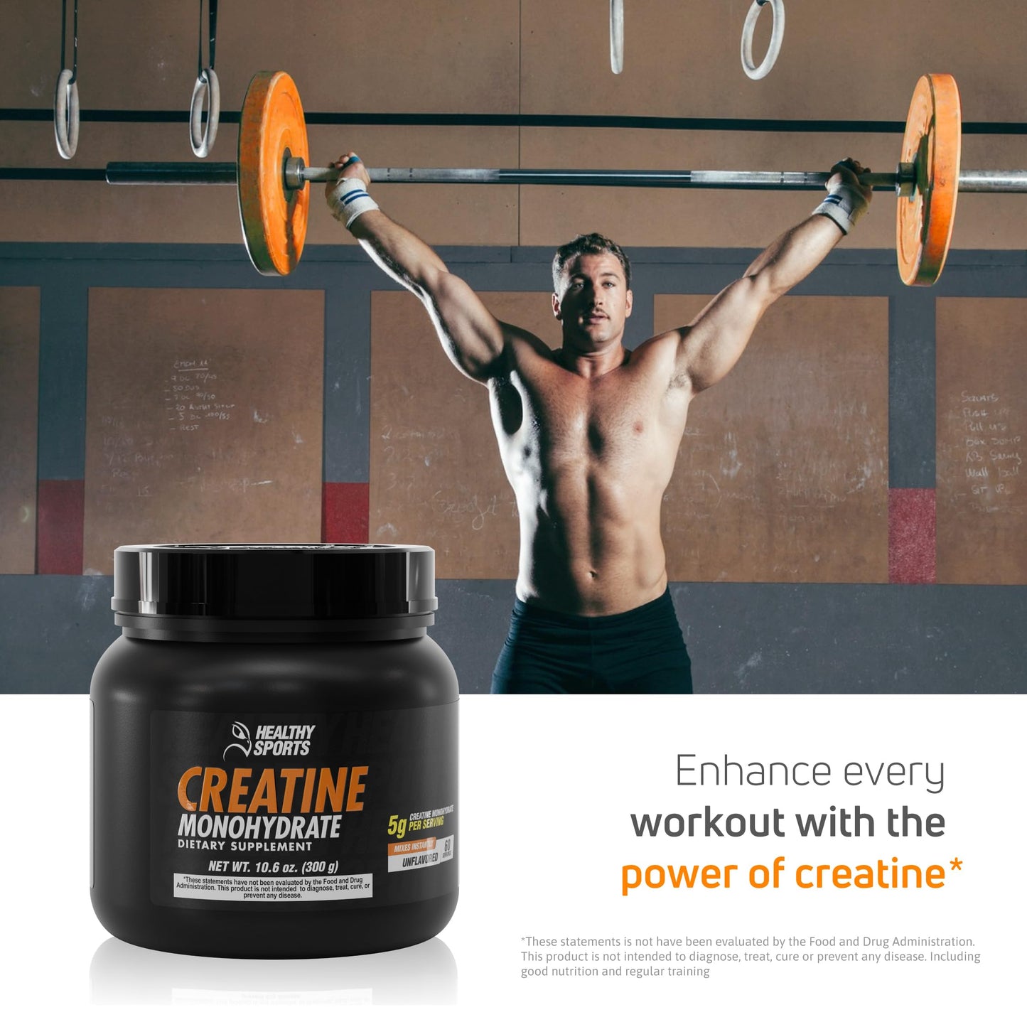 Nutra Nutrition Creatine Monohydrate Powder Unflavored 10.58 oz