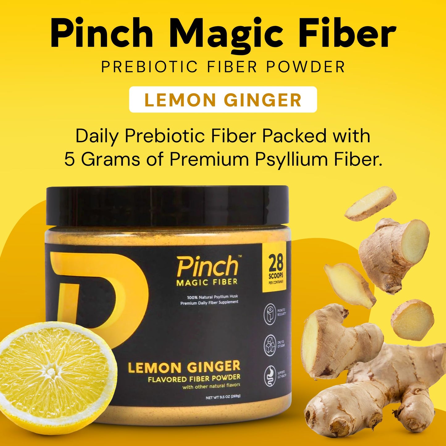 Pinch Magic Fiber Powder & Mixer Set