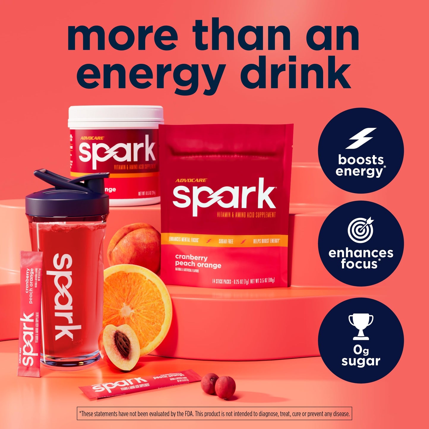 AdvoCare Spark Energy & Focus Powder 10.5 Ounce