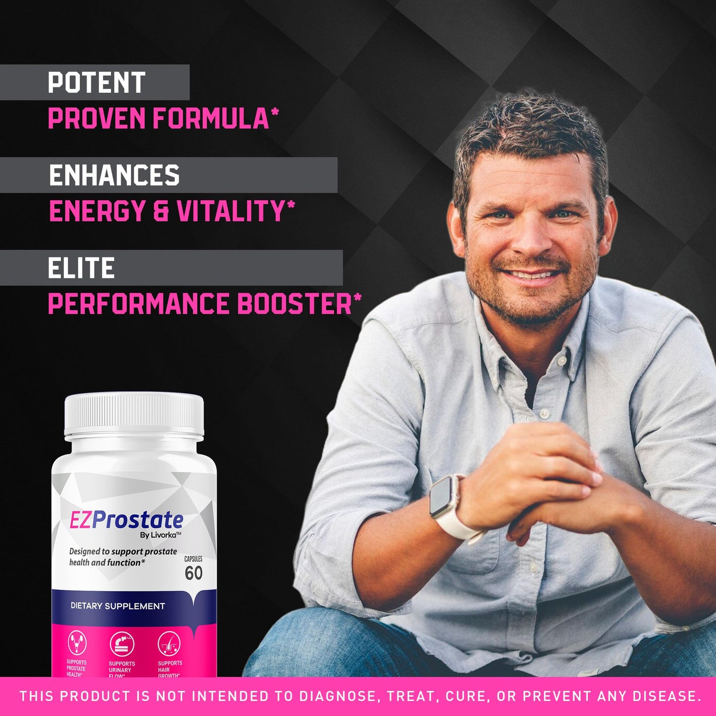 Wellnessesity EZ Prostate Capsules, 60 Count