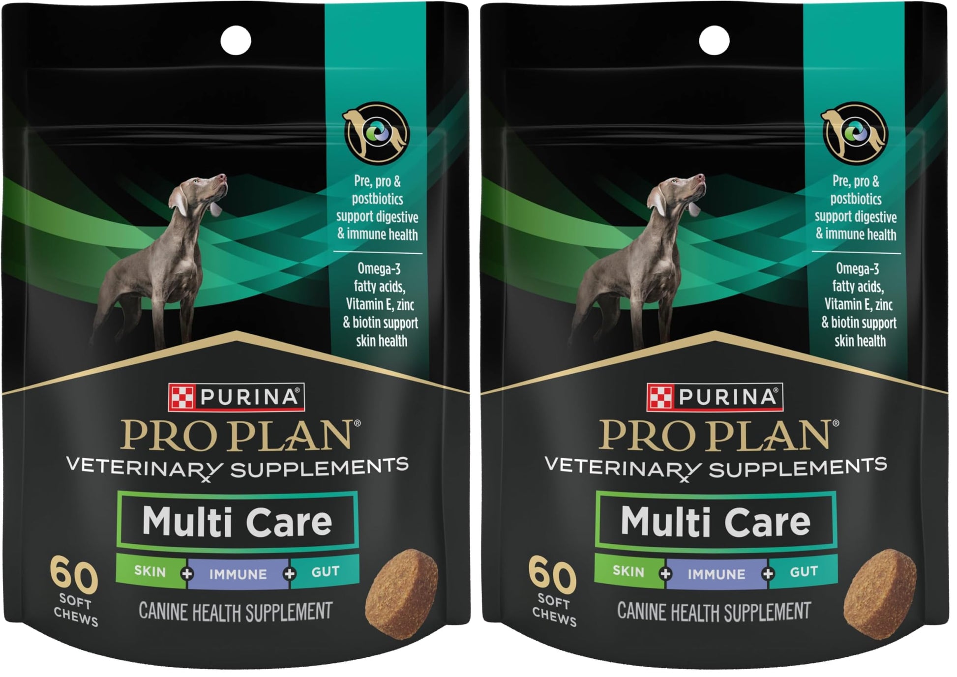 Pro Plan Veterinary Diets Multi Care Canine Chews with Omega-3, 120 Chews