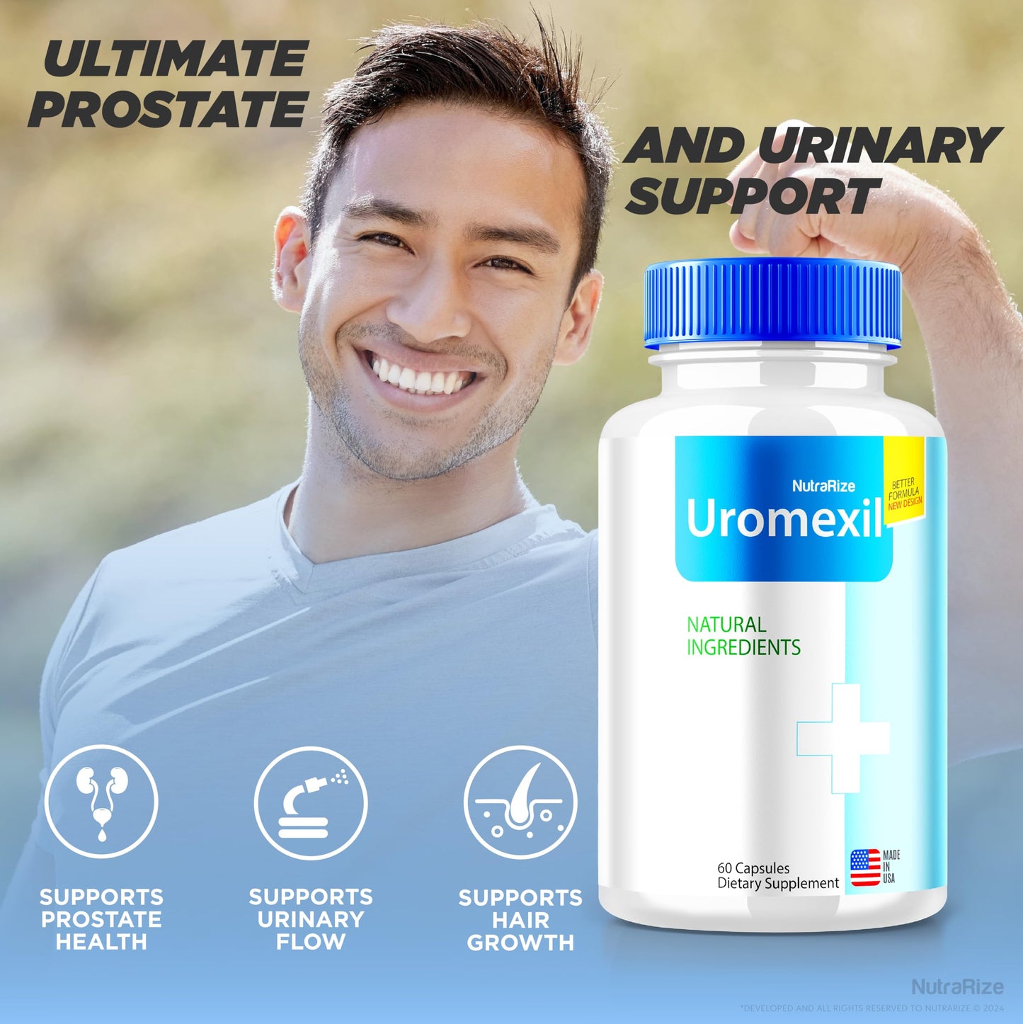 NutraRize Uromexil Capsules 120 Capsules
