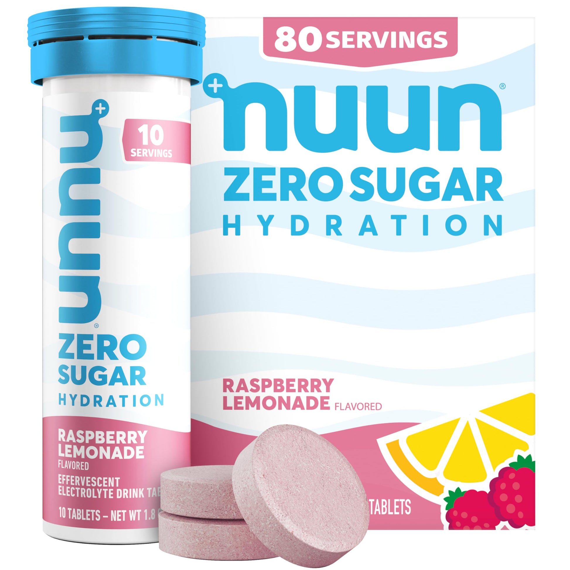 Nuun Zero Sugar Hydration Electrolyte Tablets 80 Count