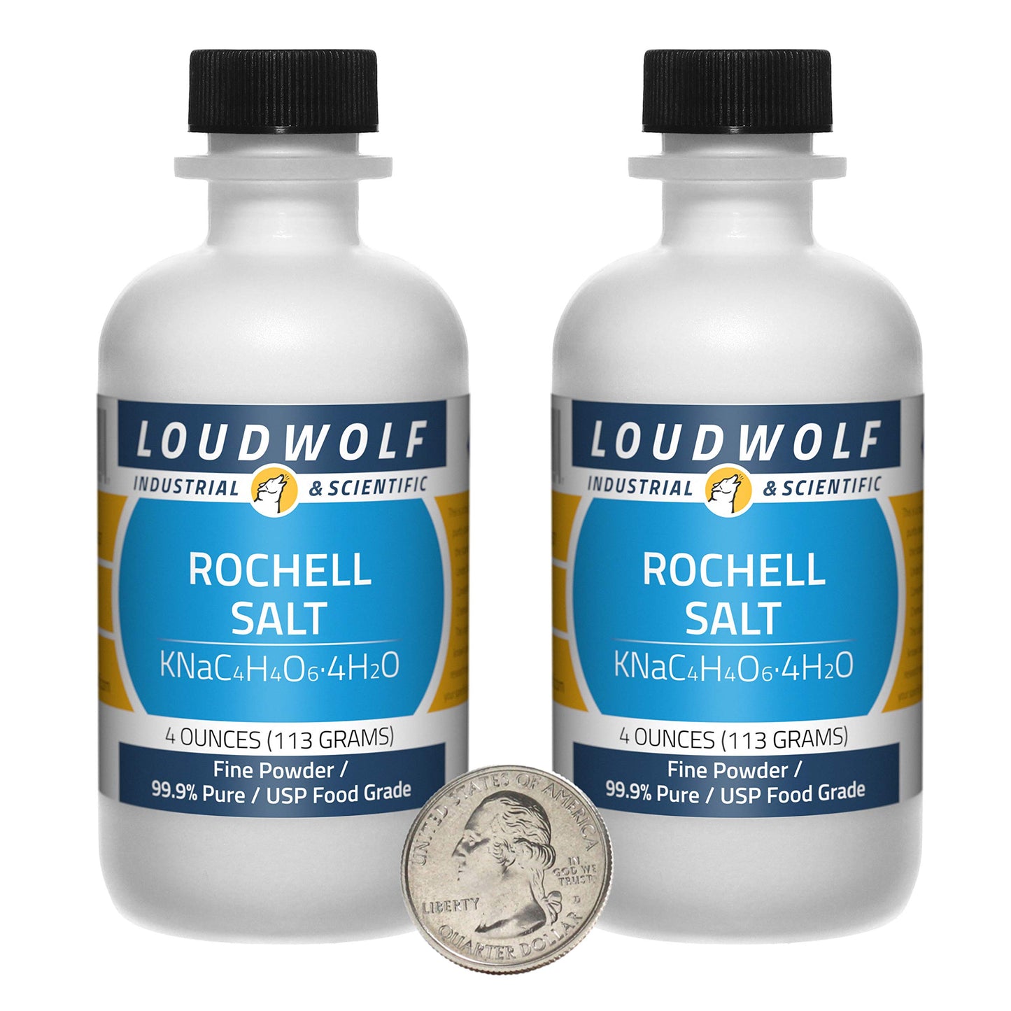 Loudwolf Rochelle Salt Powder 8 Ounces in 2 Bottles