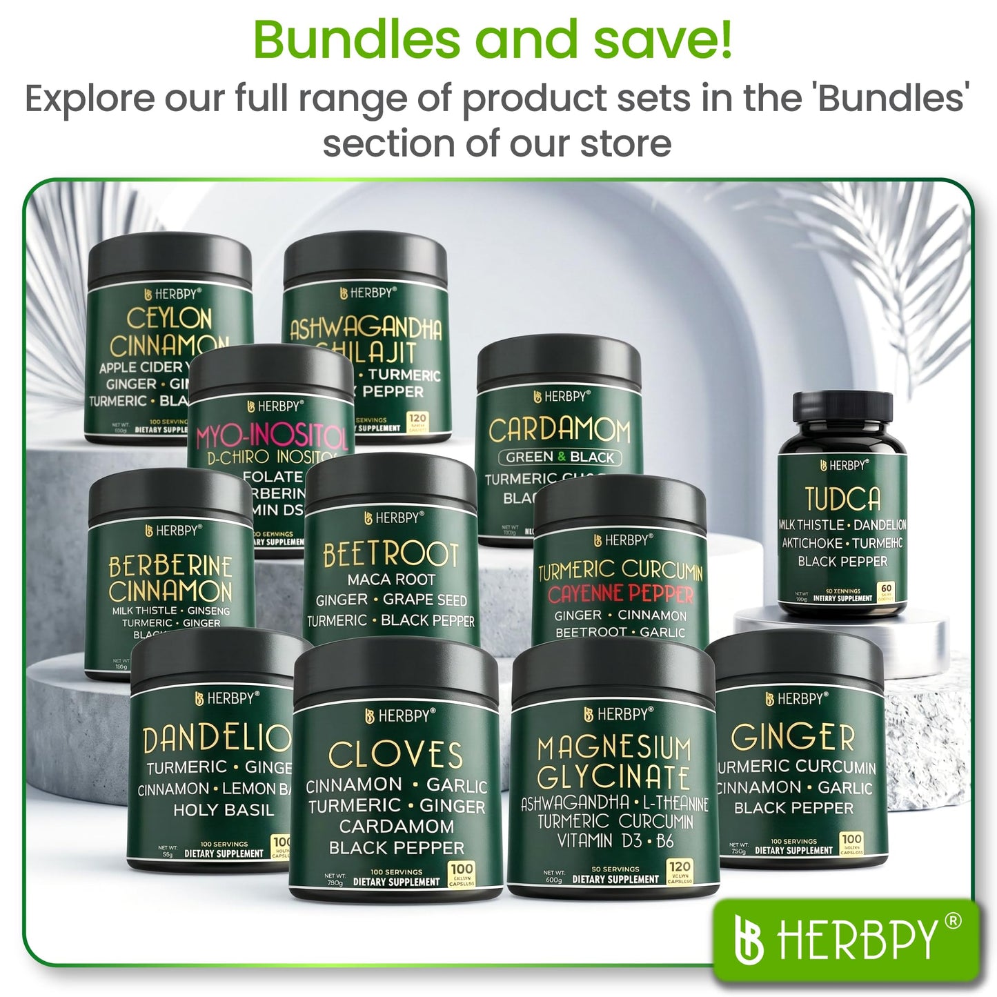 Herbpy Ginger & Turmeric Capsules, 220 Capsules