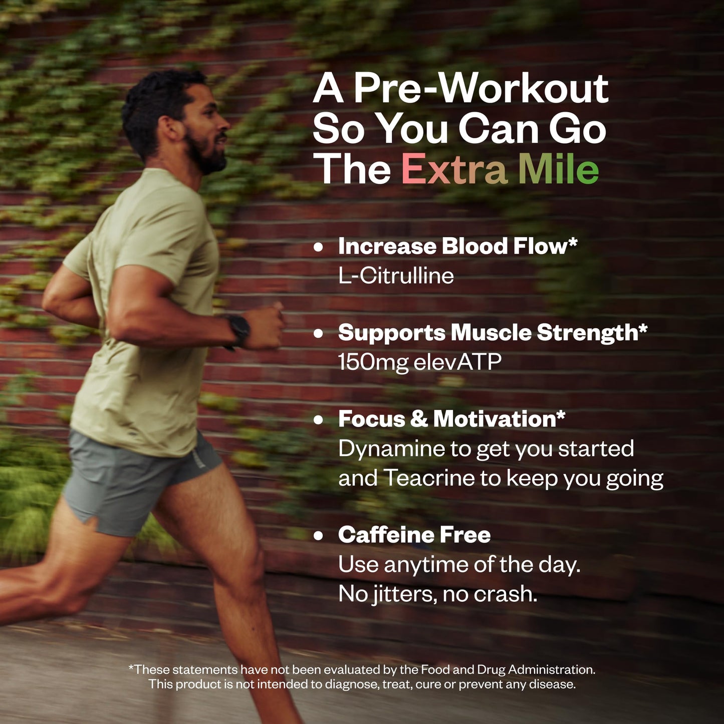 RNWY Extra Mile Caffeine Free Pre Workout Powder, 1 Ounce (Pack of 1)