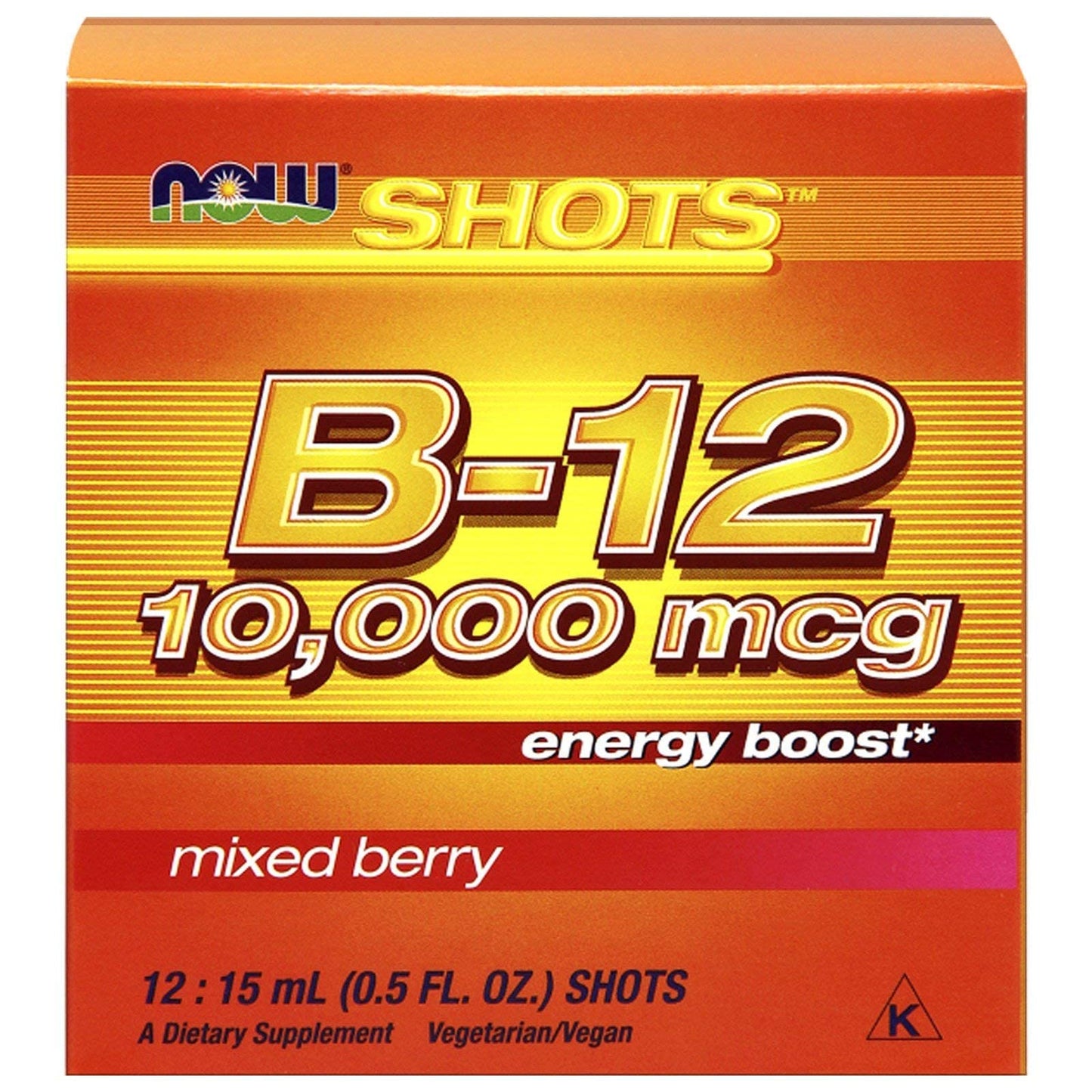 NOW Foods Vitamin B-12 10,000 mcg Capsule, 1 Count