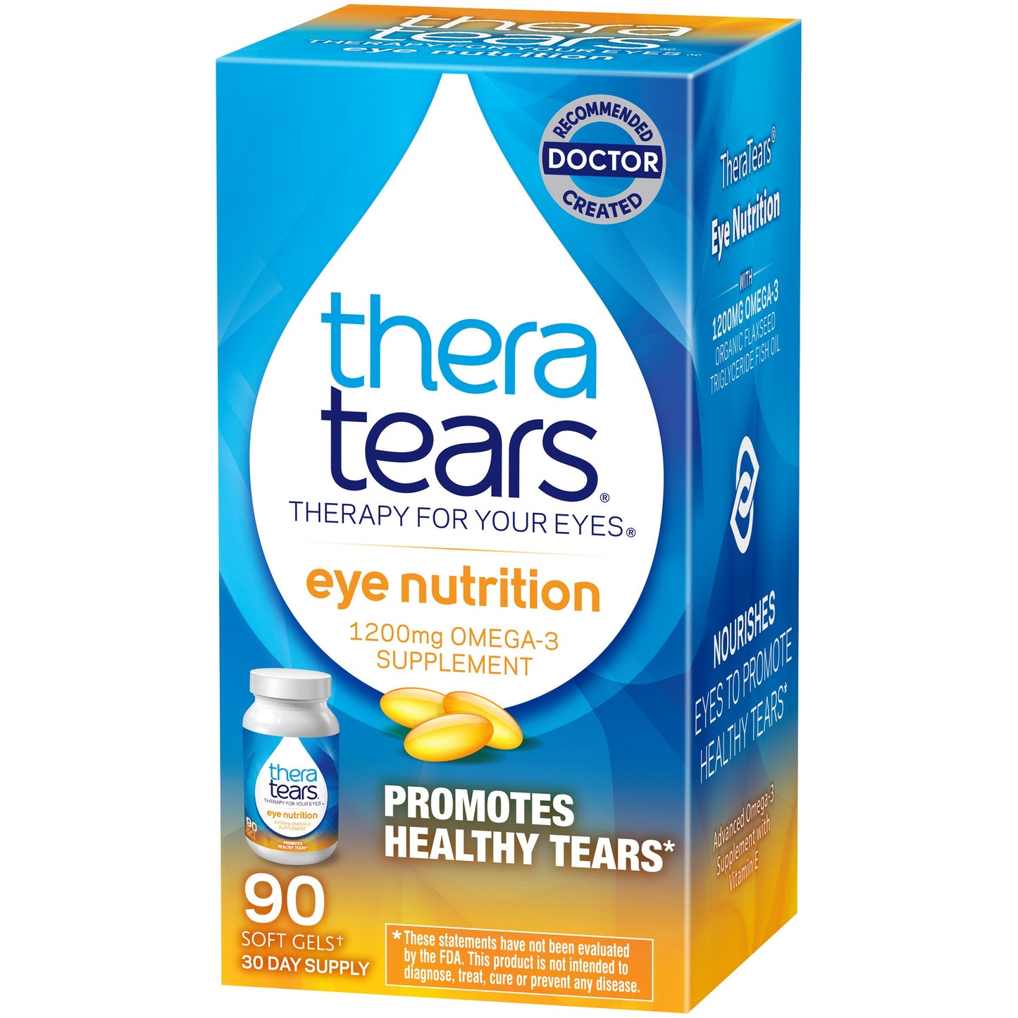 TheraTears Omega 3 Supplement for Eye Care Capsule 90 Count