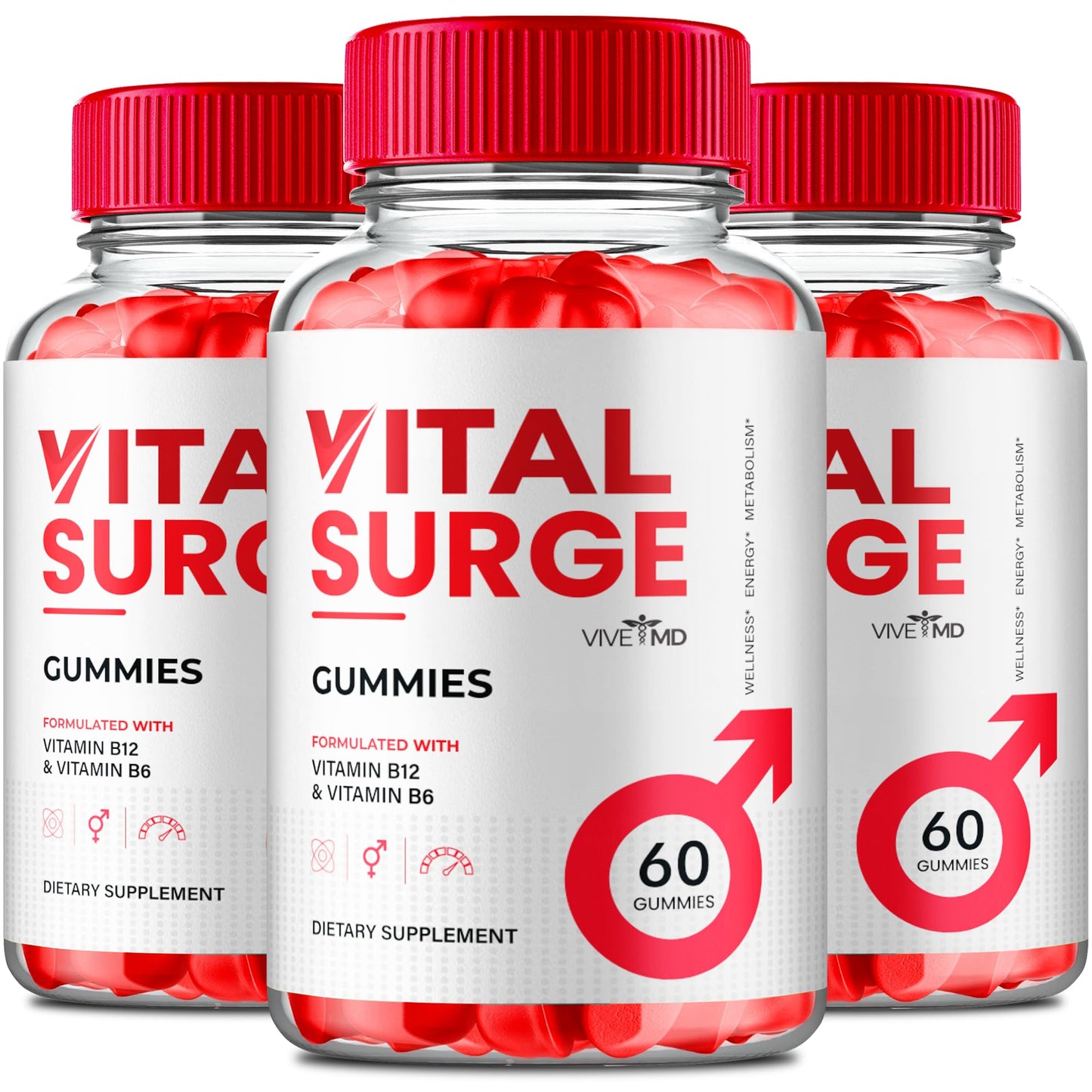VIVE MD Vital Surge ACV Gummies 180 Count