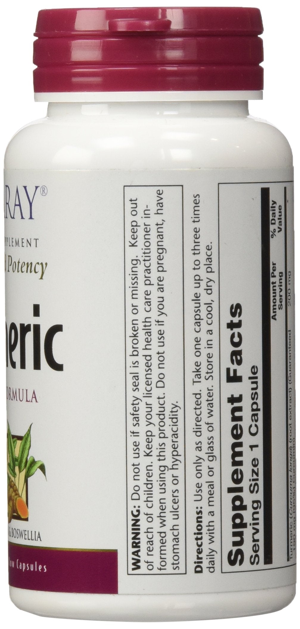 Solaray Turmeric Special Capsules, 60 Count