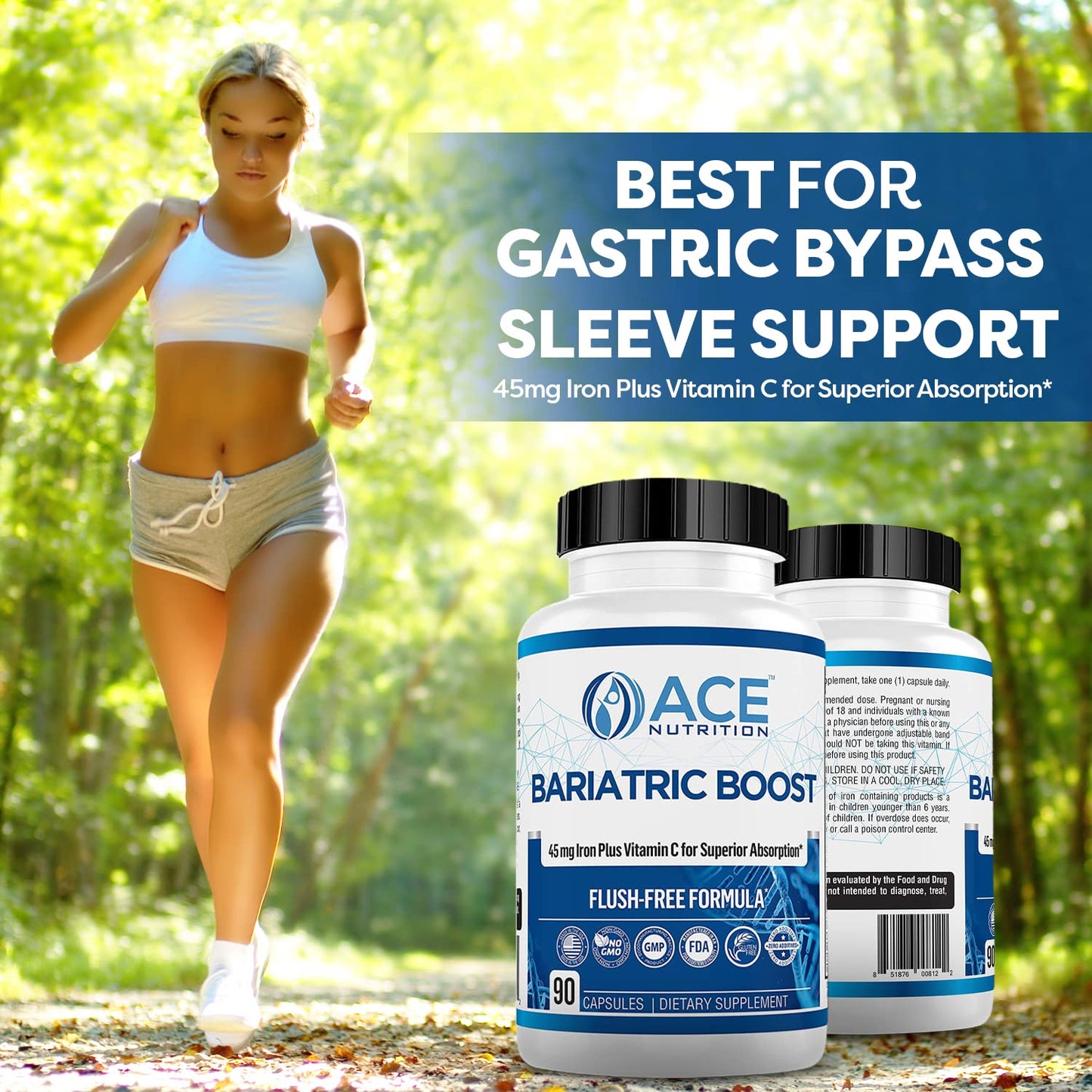 ACE NUTRITION Bariatric Boost One-A-Day Multivitamin Capsule, 90 Count