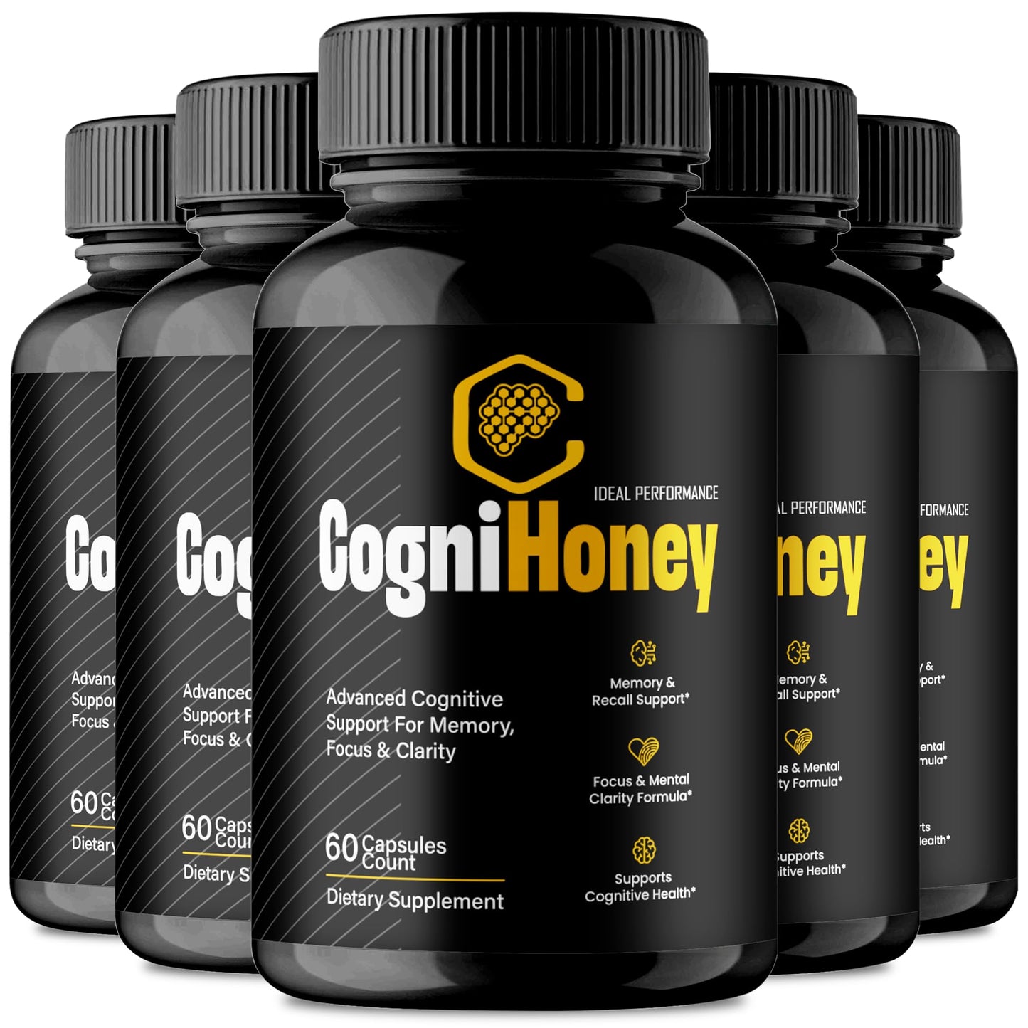 IDEAL PERFORMANCE CogniHoney Capsules, 300 Capsules