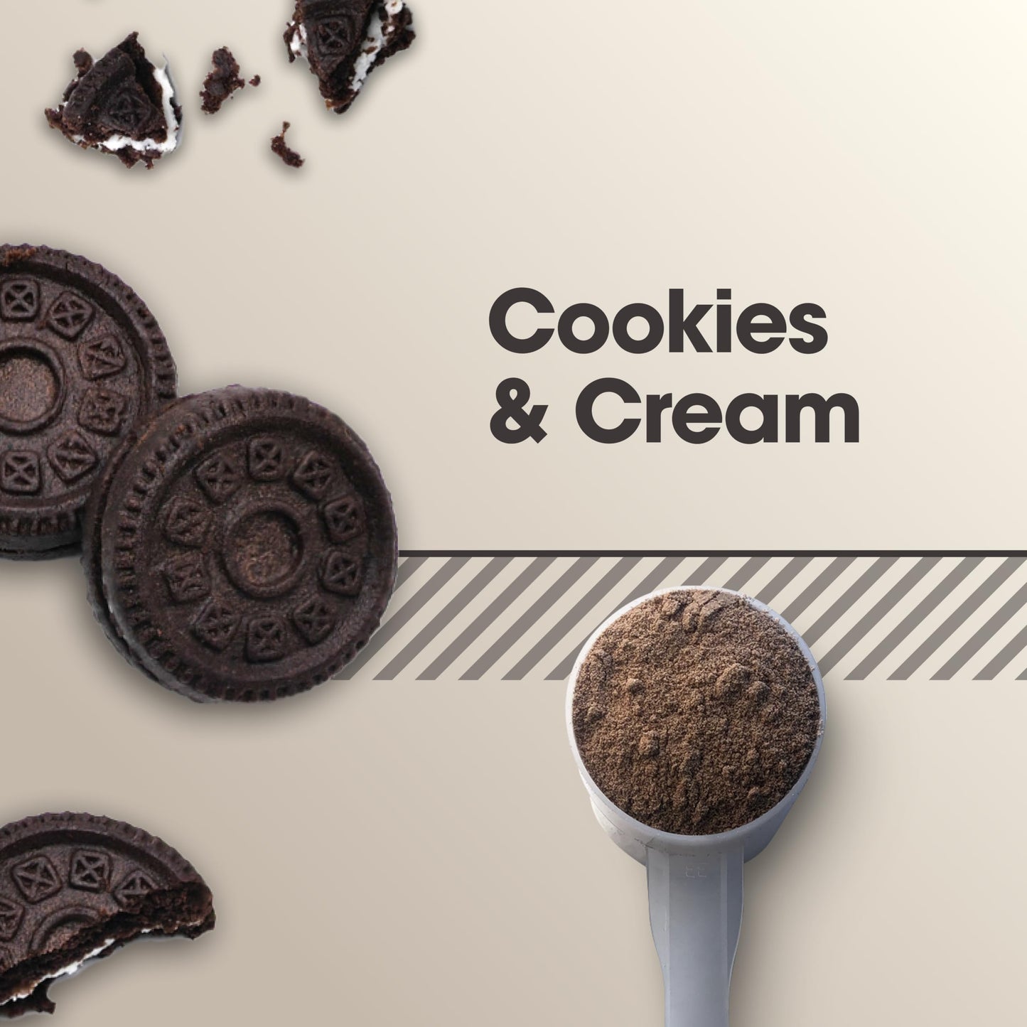 Optimum Nutrition Gold Standard 100% Micellar Casein Protein Powder Cookies & Cream, 64 Servings