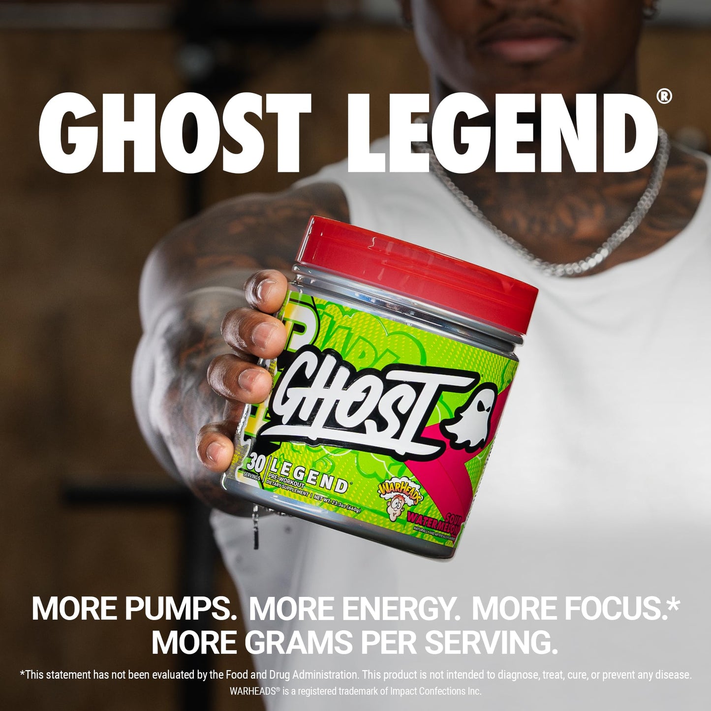 GHOST Legend Pre-Workout Powder 30 Servings