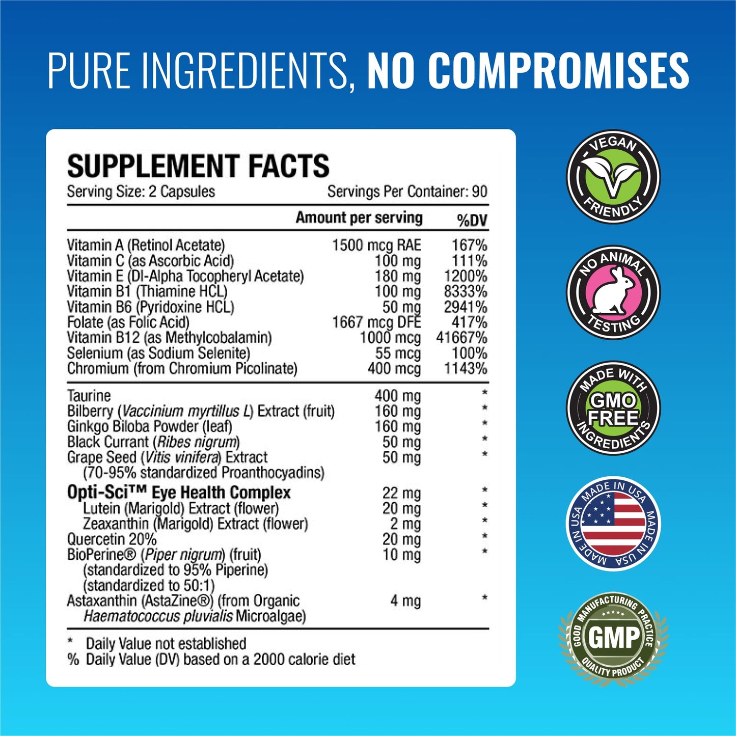 Approved Science EyeSyl Eye Support Supplement 180 Capsules
