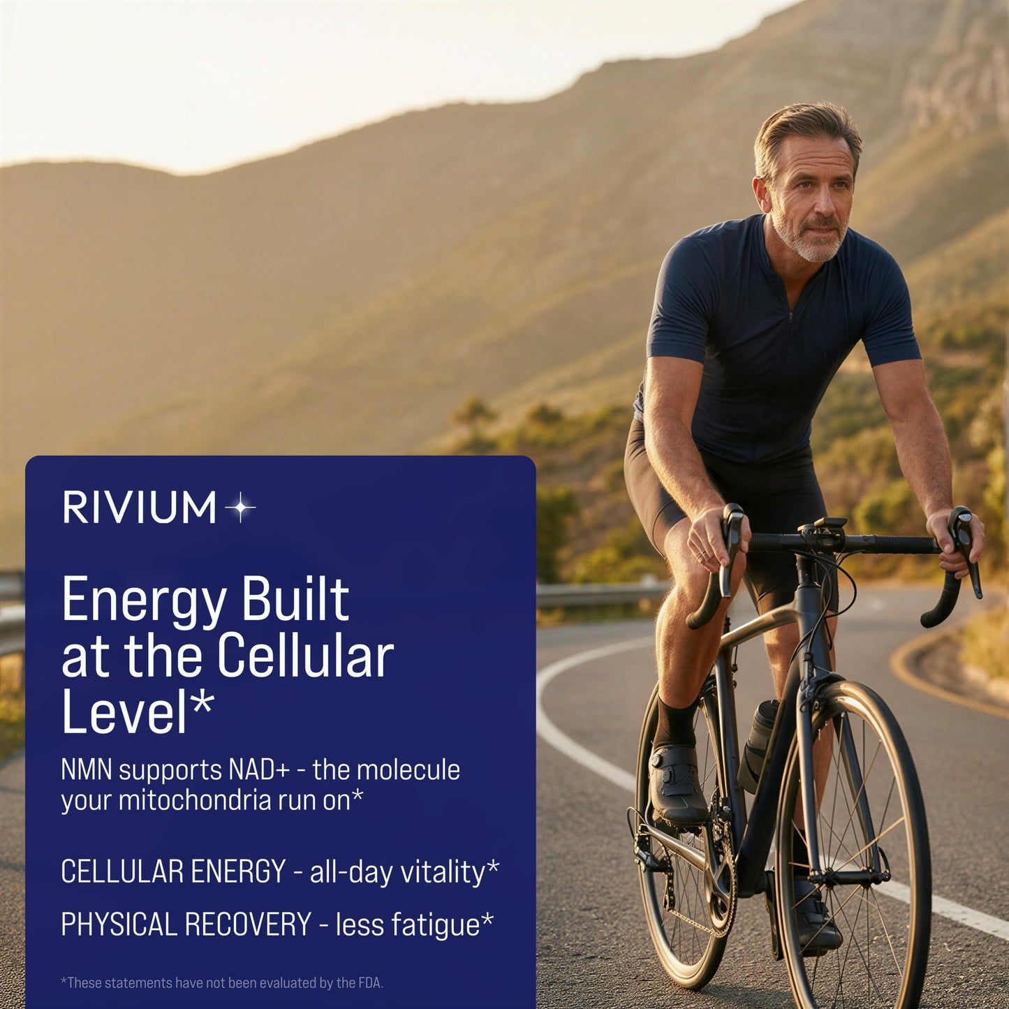 Rivium NMN & Resveratrol Supplement – NAD+ Support Capsule, 60 Count