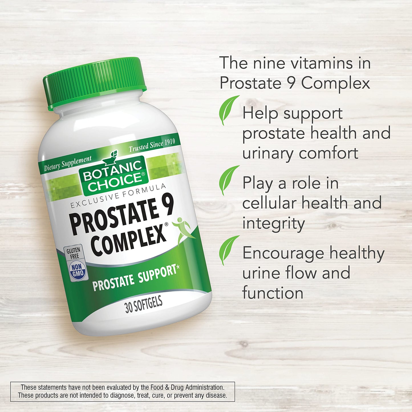Botanic Choice Prostate 9 Complex Softgels 30 Count