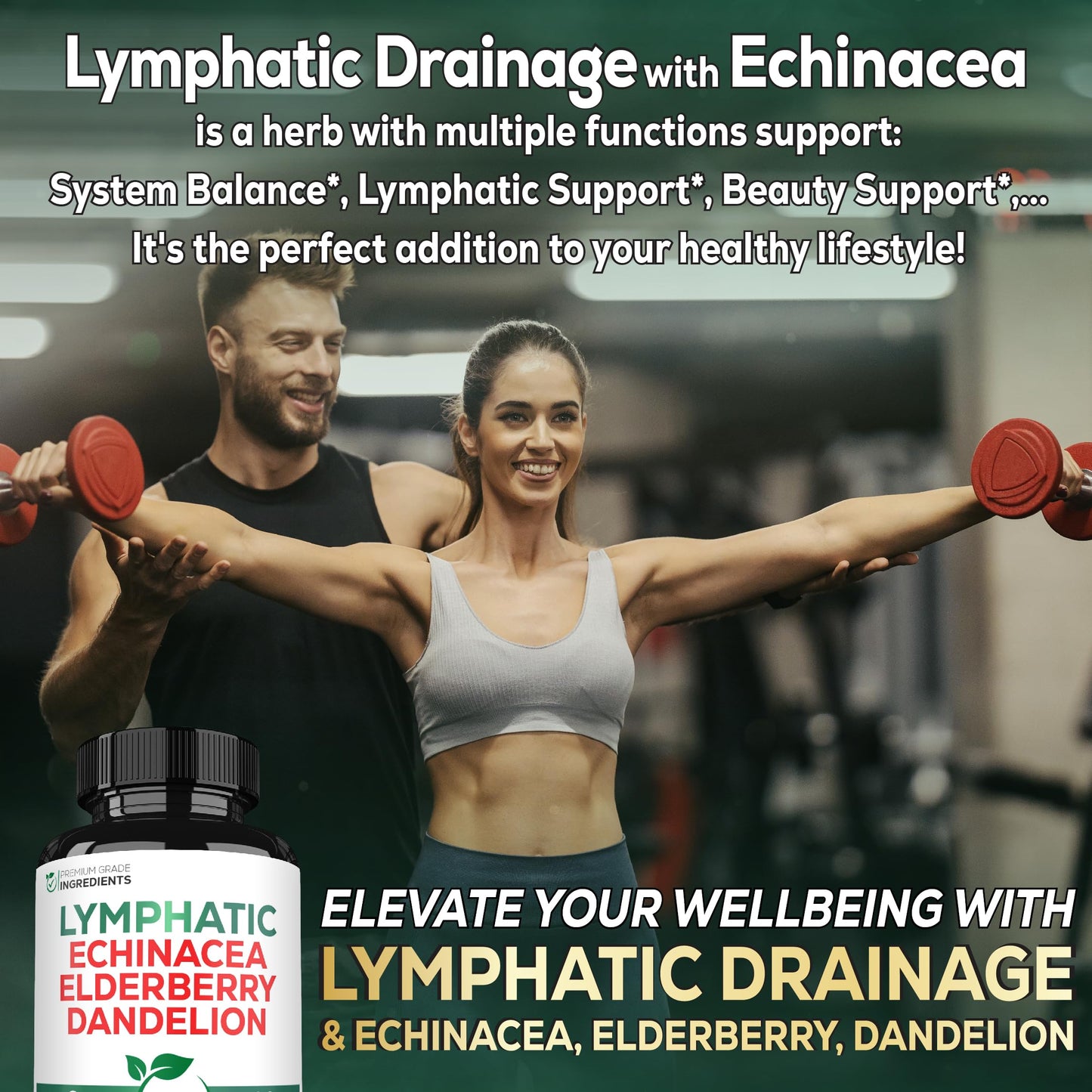 Satoomi 8in1 Lymphatic Drainage Capsules, 60 Count