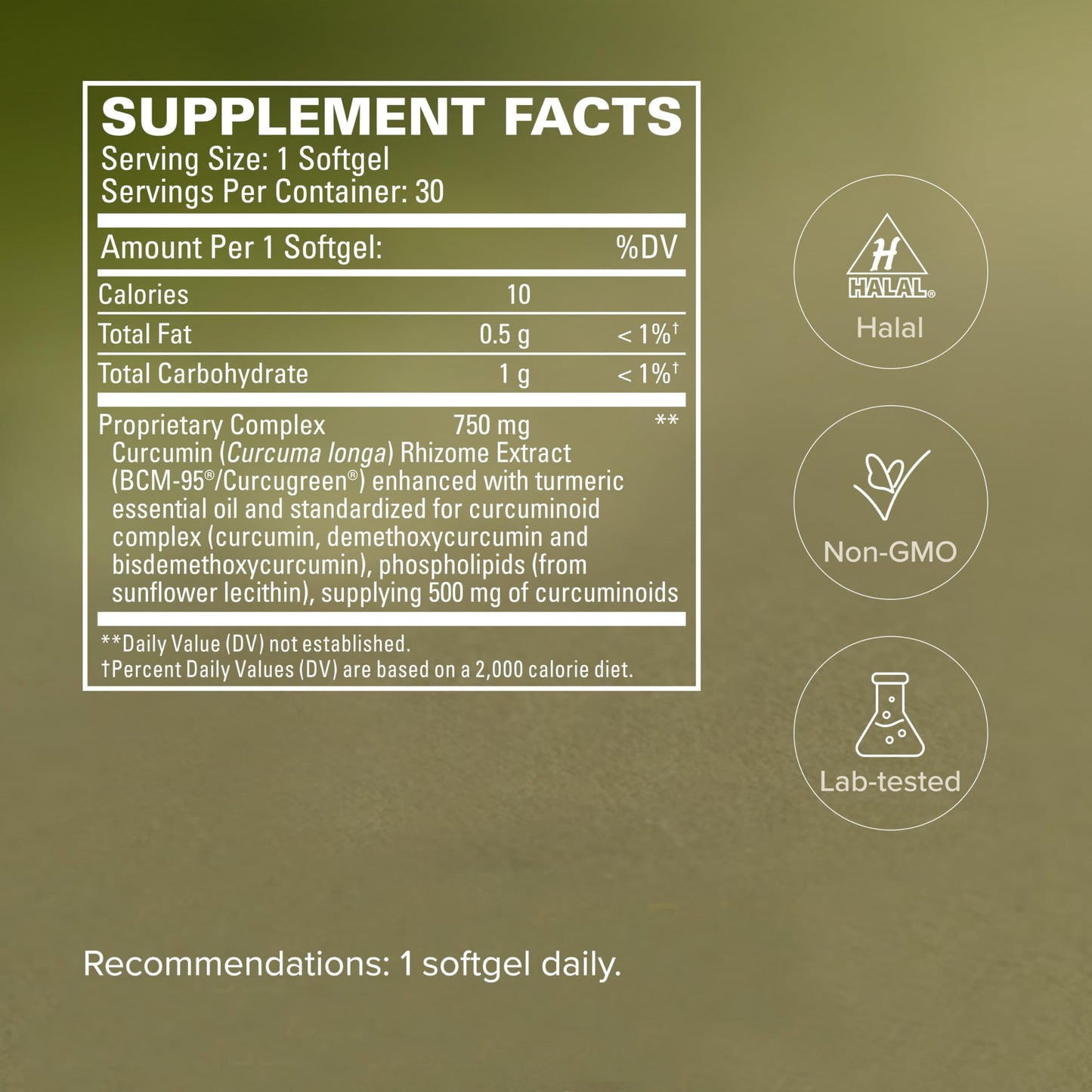 Terry Naturally CuraMed 750mg Antioxidant Supplement for Brain & Heart Health Support - Dietary Supplement with High-Potency Curcumin Complex - Kidney, Liver & Immune Health Support Softgels, 30 Count