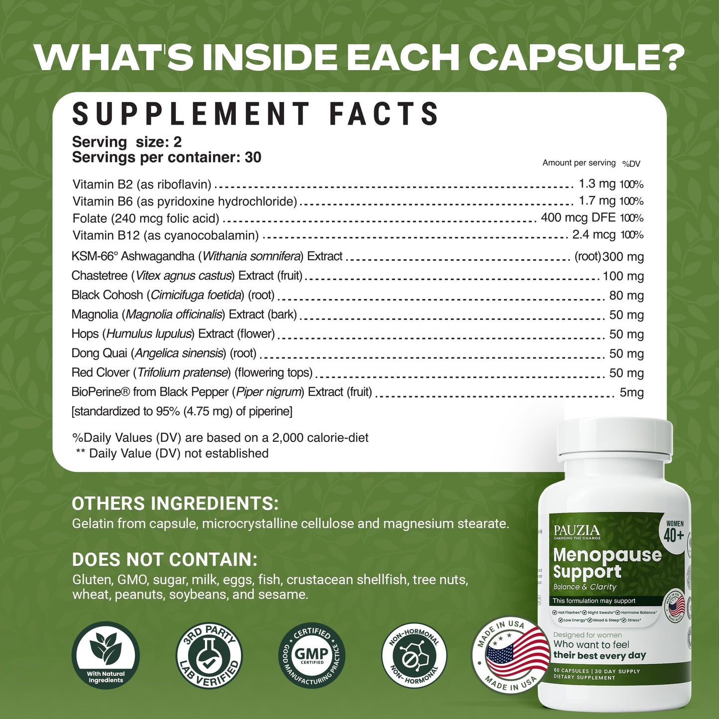 KERAPIL PAUZIA Menopause Supplements Capsule 60 Capsules