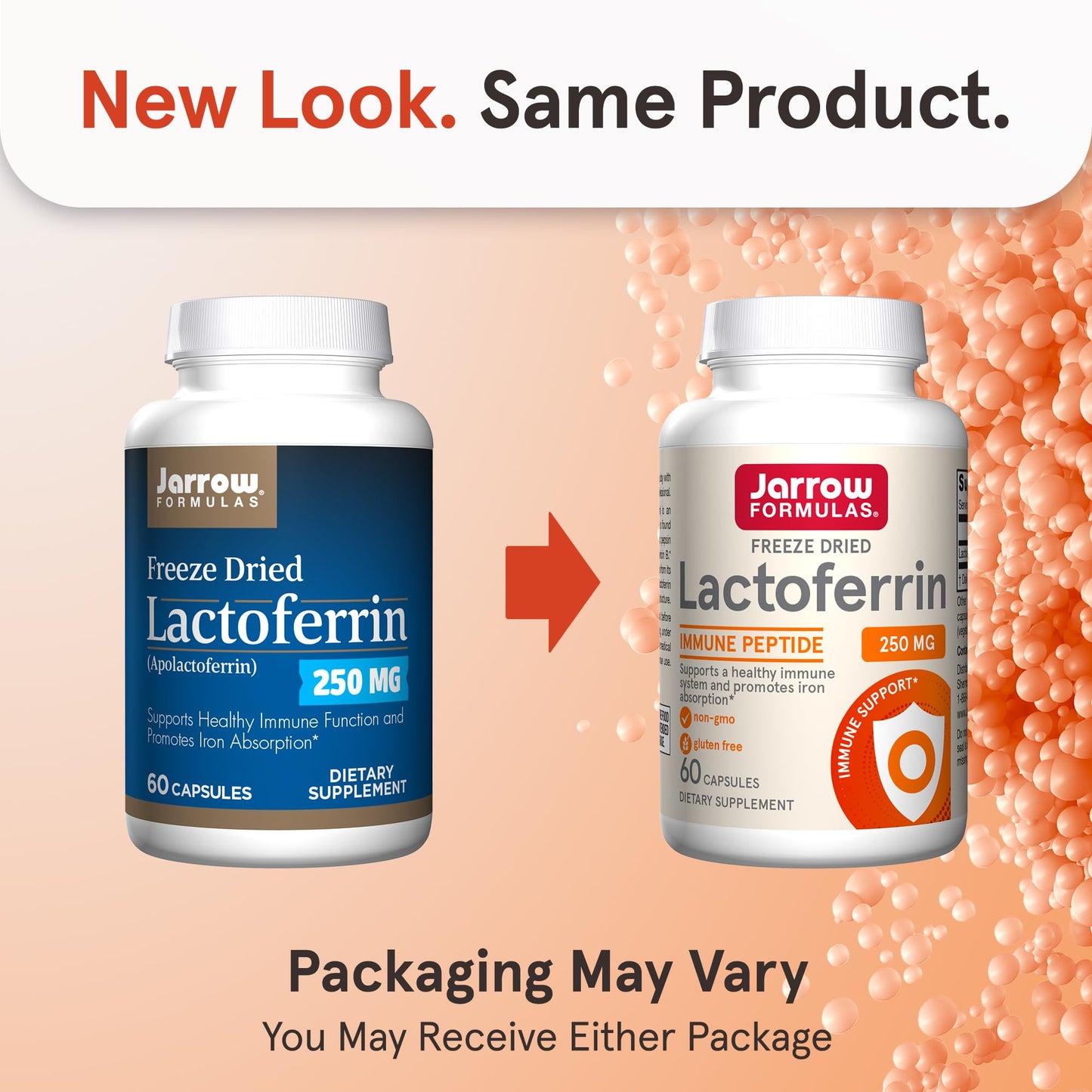 Jarrow Formulas Lactoferrin 250 mg Capsules 720 Servings
