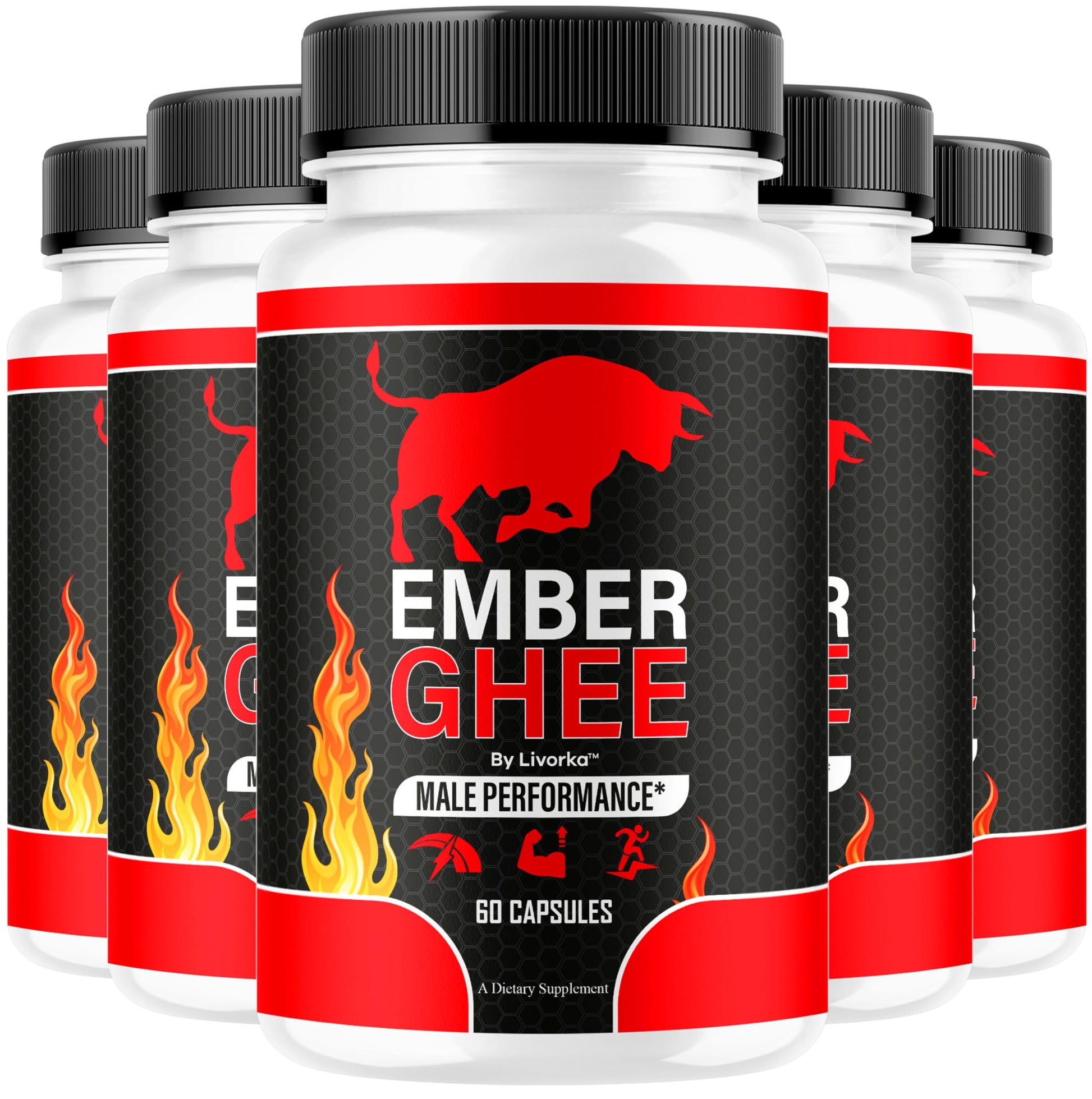 LIVORKA Ember Ghee Pills for Men Capsule 300 Capsules