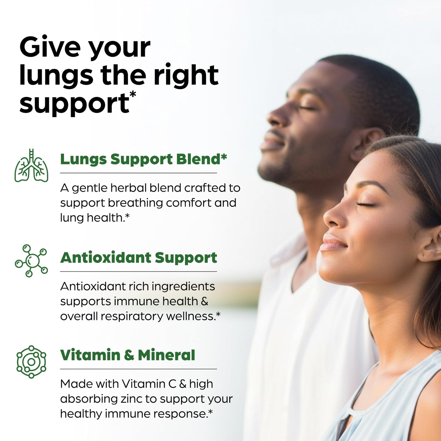 Sandhu's Mullein Capsules for Lungs with Quercetin, Mullein Leaf Extract Supplement for Immune, Lung & Respiratory Health Support, 60 Capsules