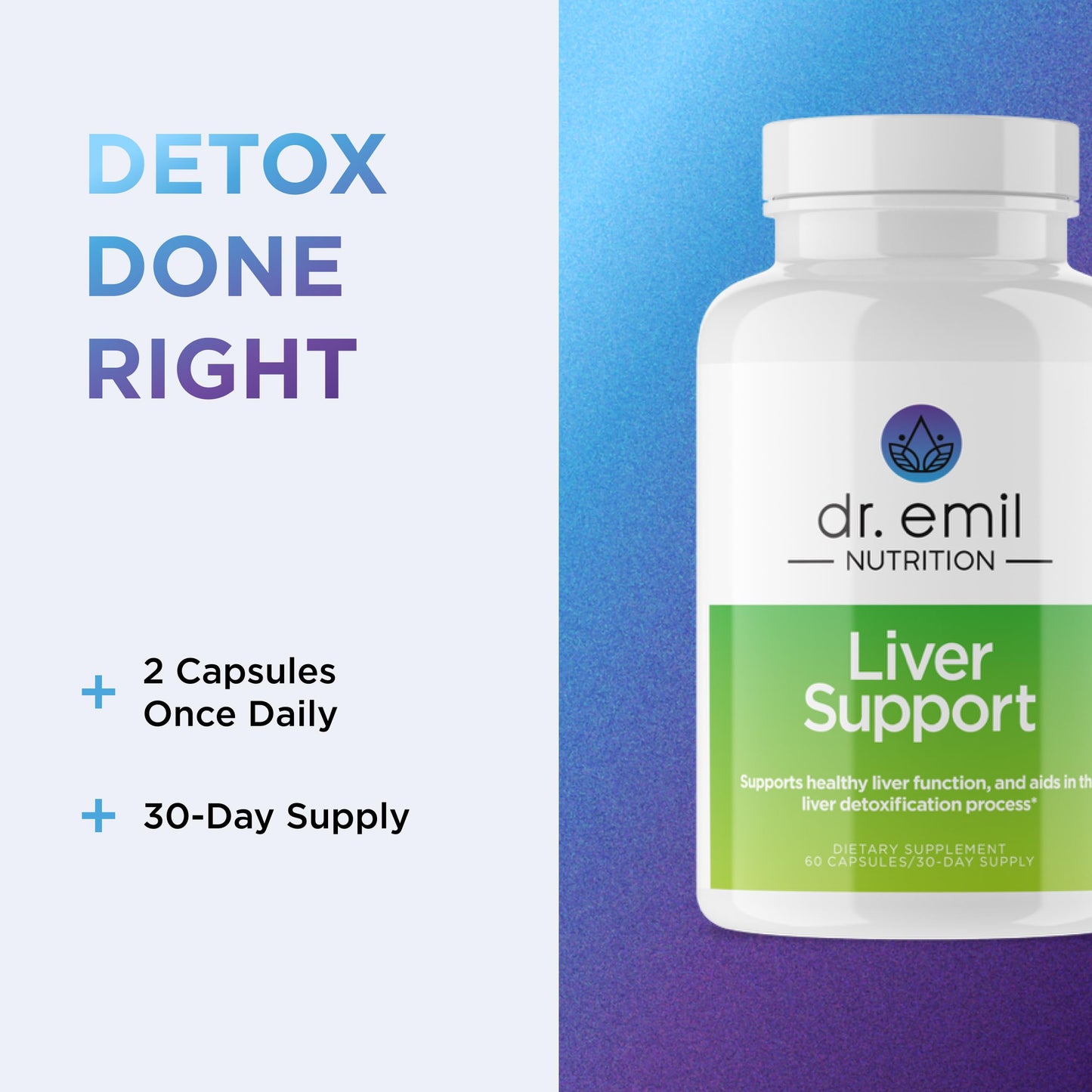 Dr. Emil Nutrition Liver Support Capsules 60 Count