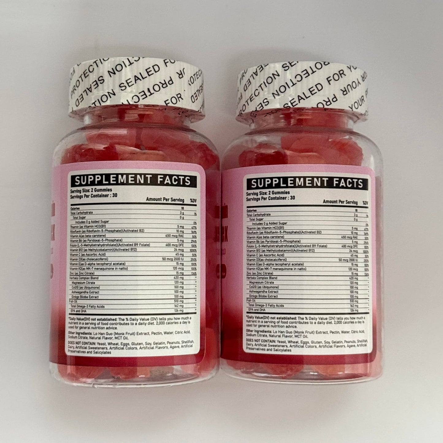 ZEGBALP Methylated Multivitamin with B Complex for Women Gummy 120 Gummies