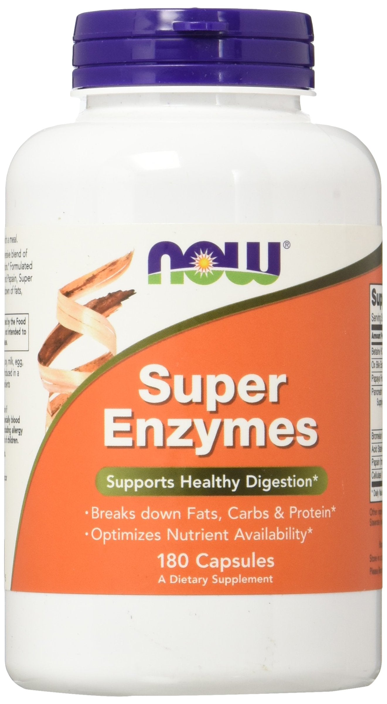 NOW Foods Super Enzymes Softgels 180 Count