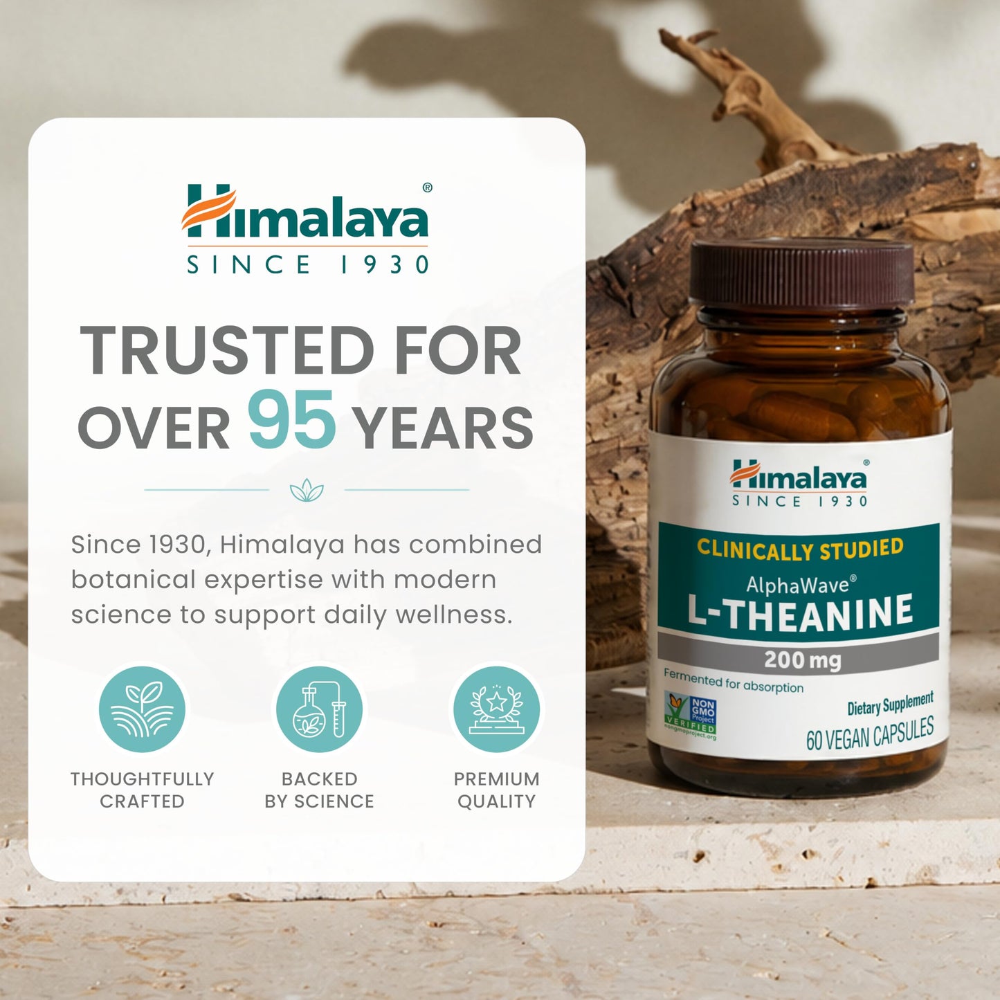 Himalaya L-Theanine Capsules 60 Count