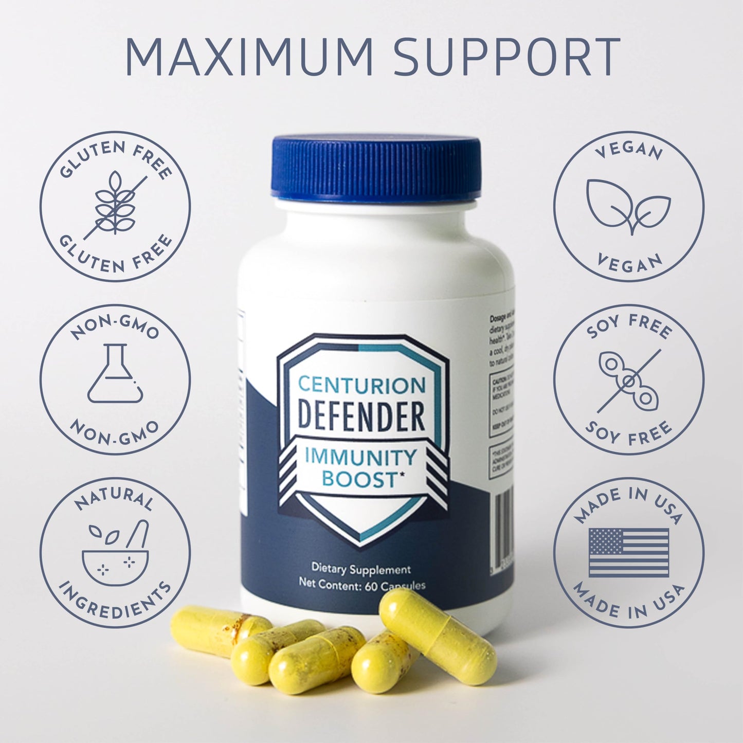 Centurion Health Defender Immunity Boost, 60 Capsules