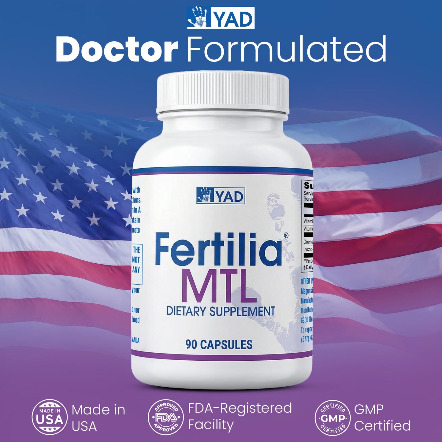 Fertilia MTL – Men’s Fertility Support Supplement 90 Capsules