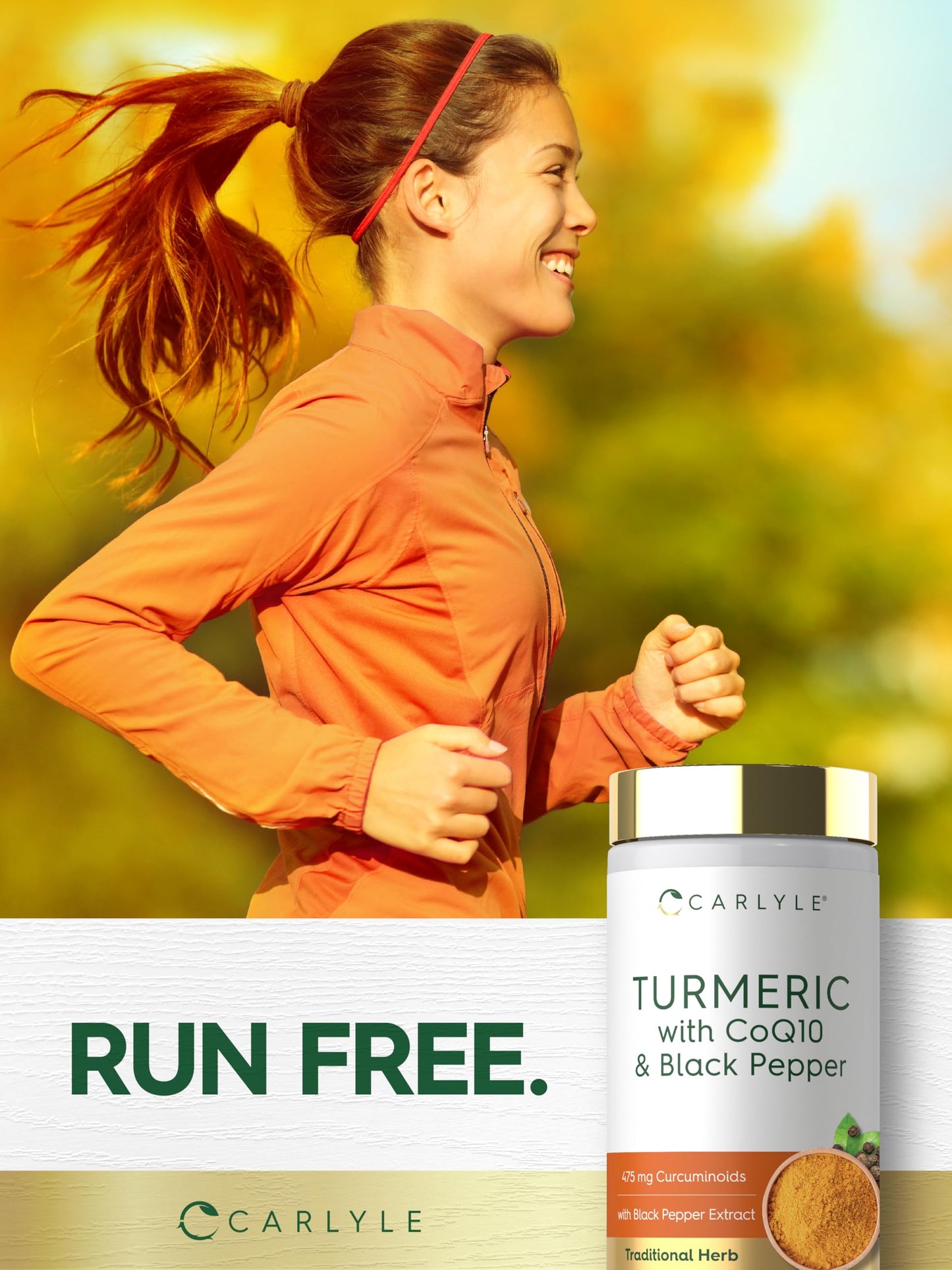 Carlyle Turmeric with Black Pepper Extract 60 Capsules