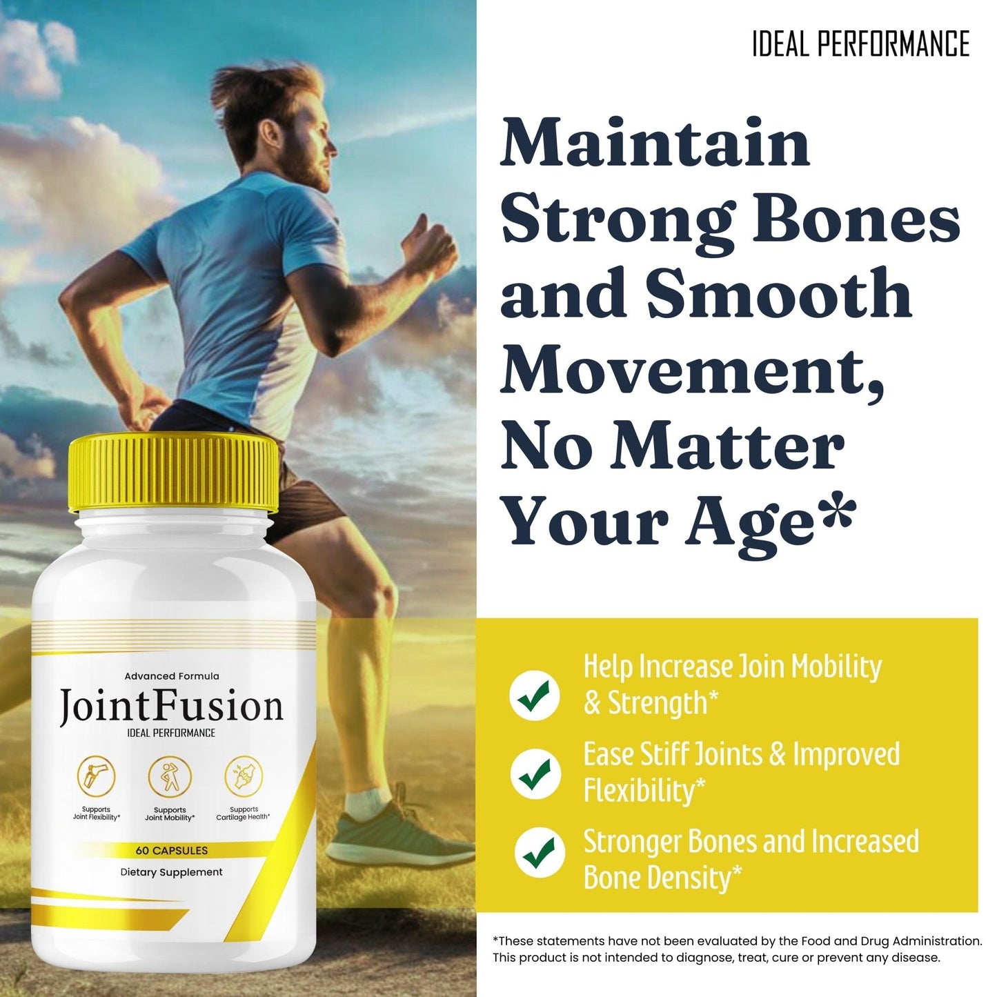 IDEAL PERFORMANCE Joint Fusion Pills Capsules 120 Count